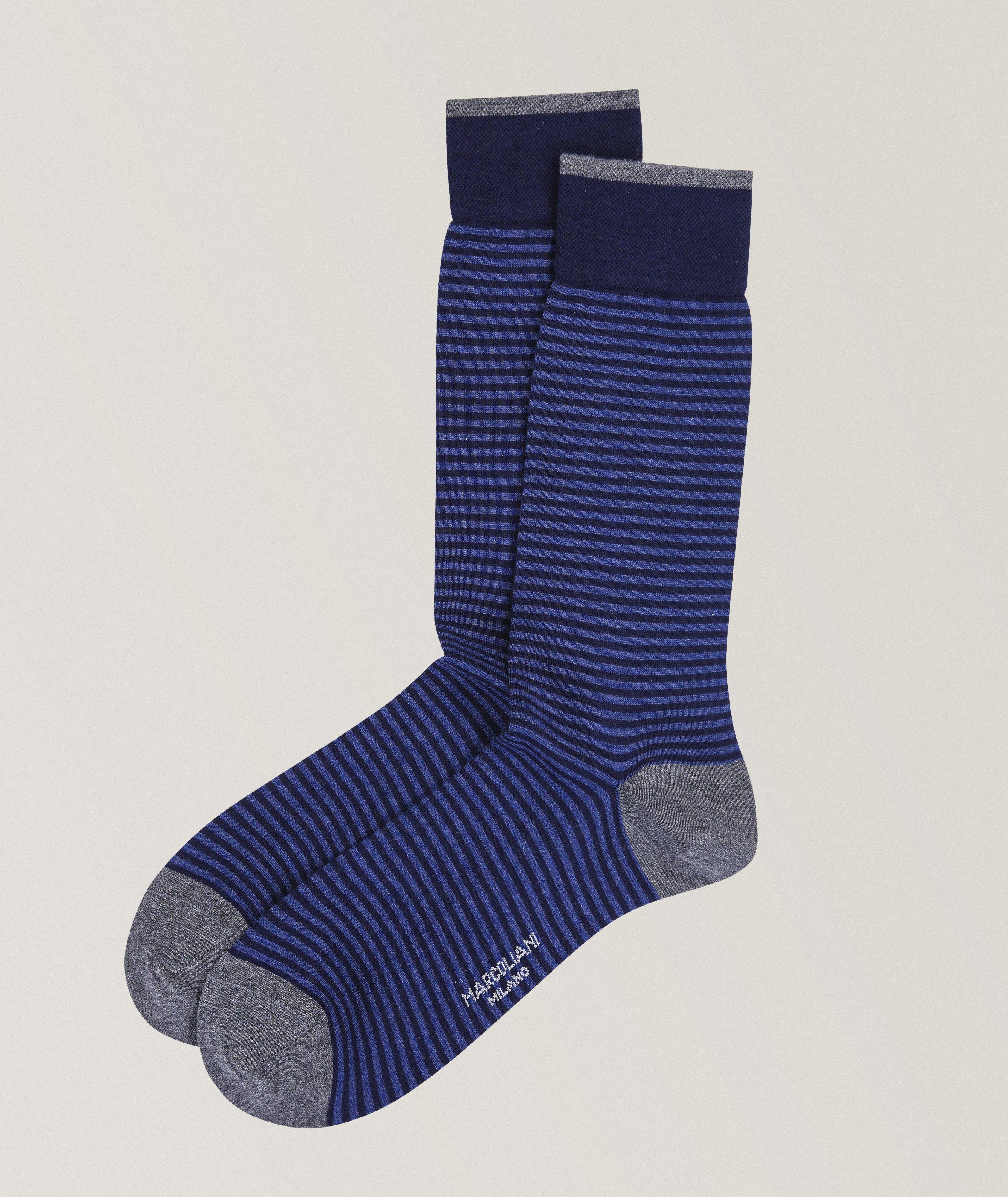 Palio Stripe Cotton-Blend Socks image 0