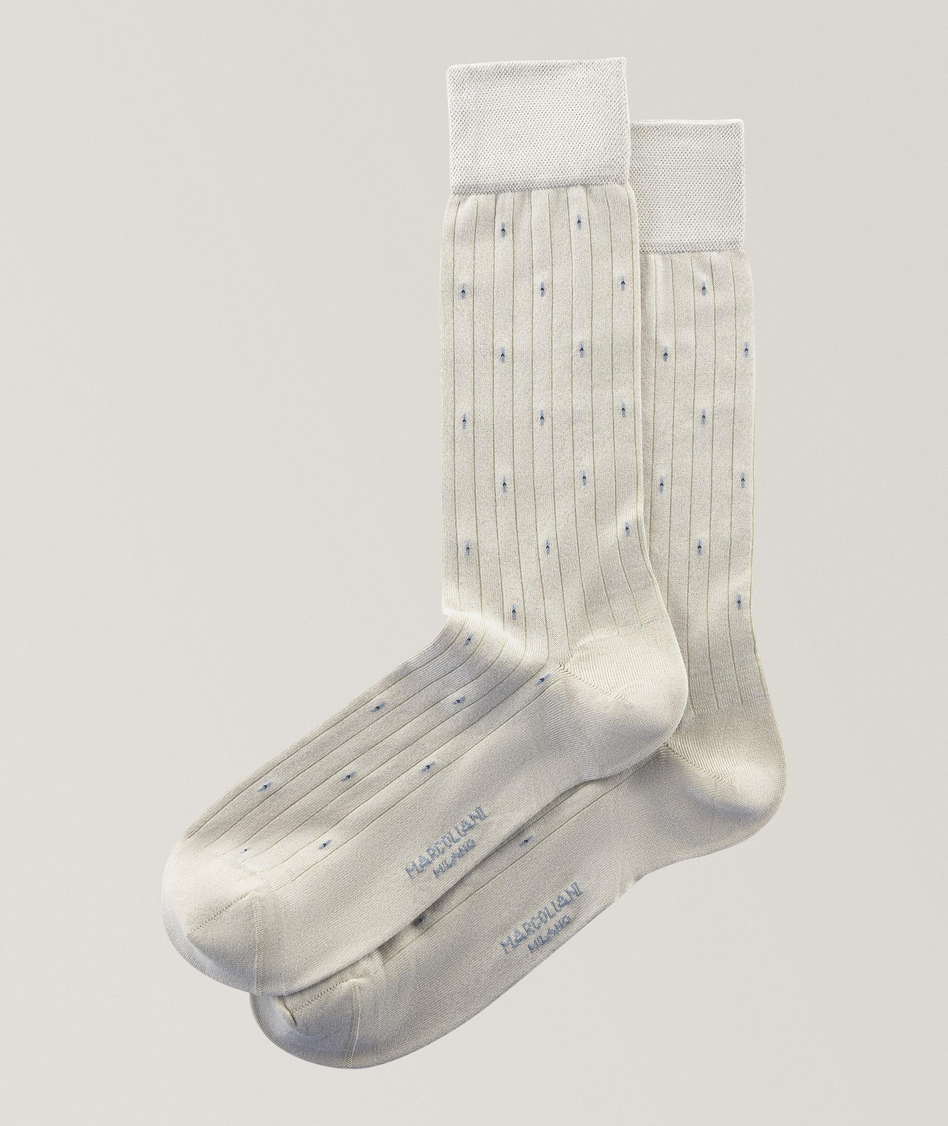 Minimal Dot Modal-Cotton Blend Socks image 0