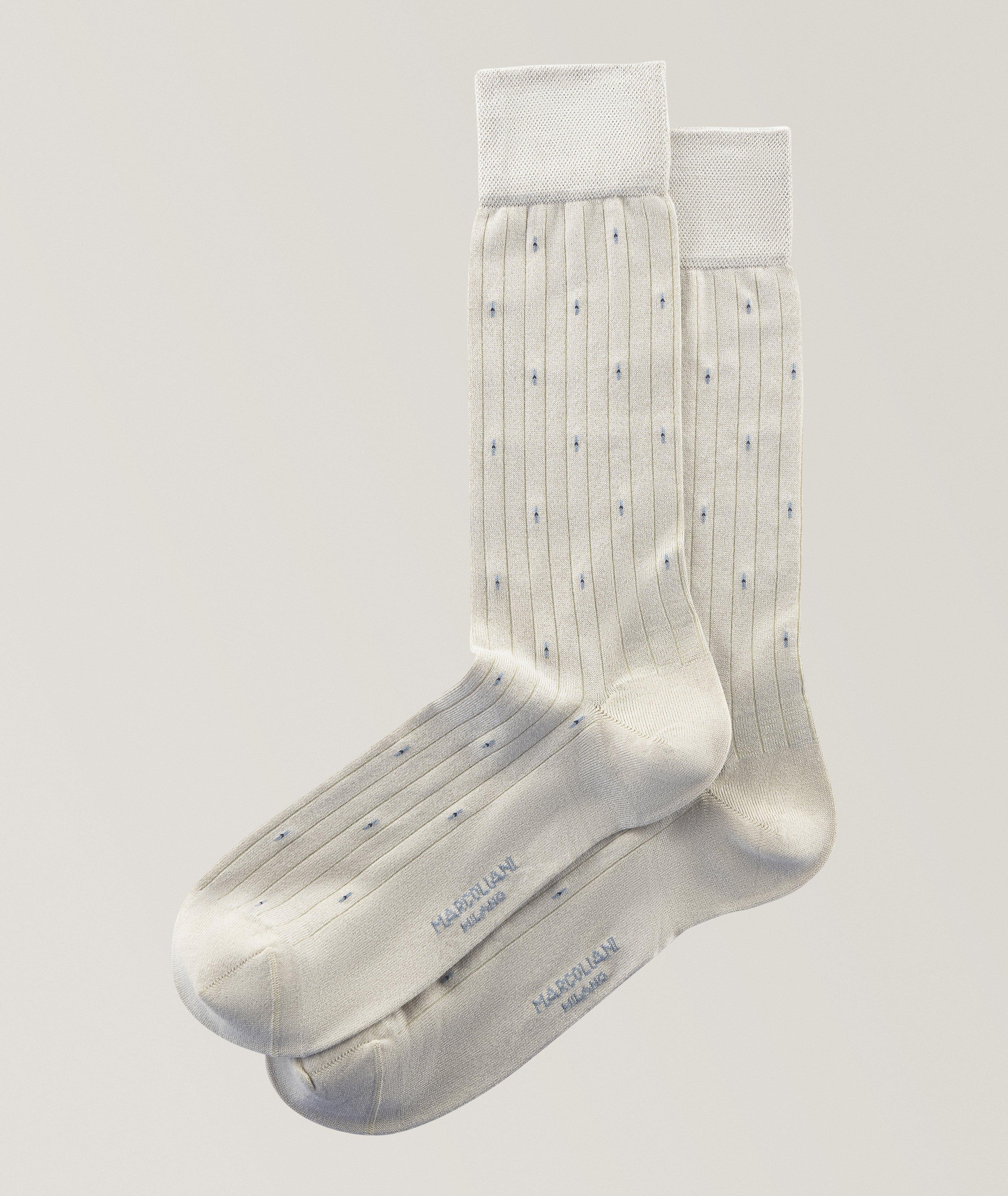 Minimal Dot Modal-Cotton Blend Socks image 0