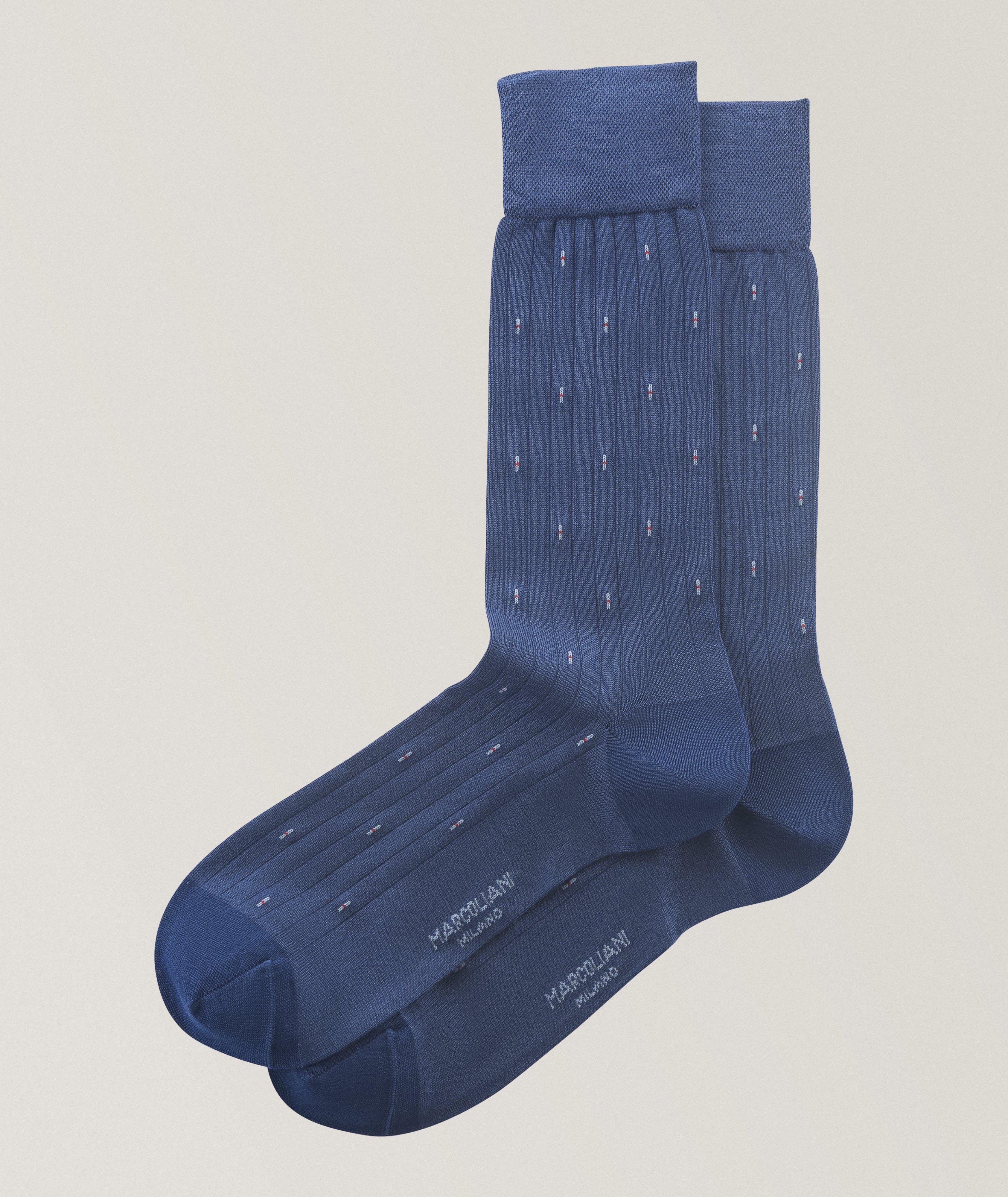 Minimal Dot Modal-Cotton Blend Socks image 0