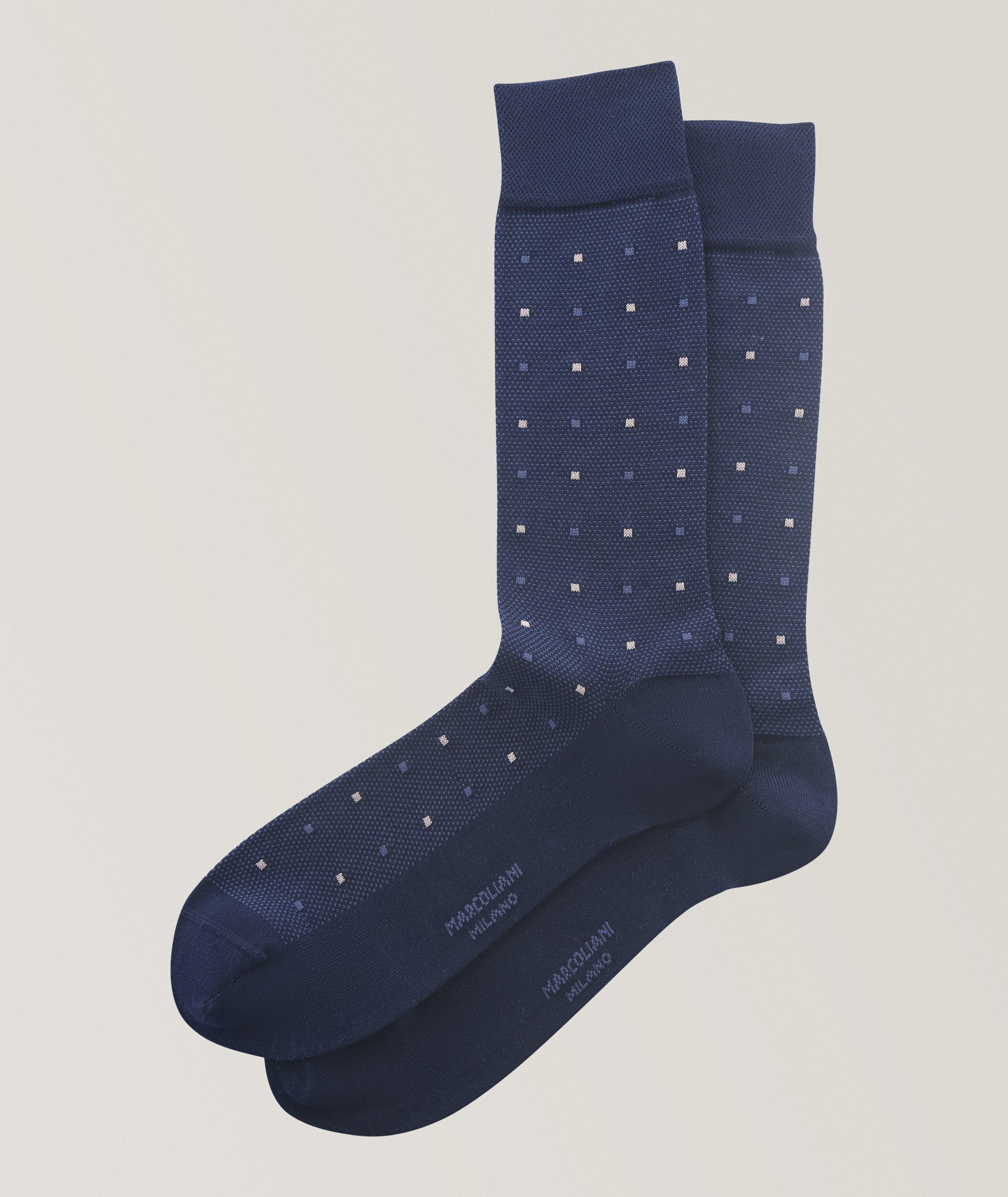 Contemporary Dots Cotton-Blend Socks image 0