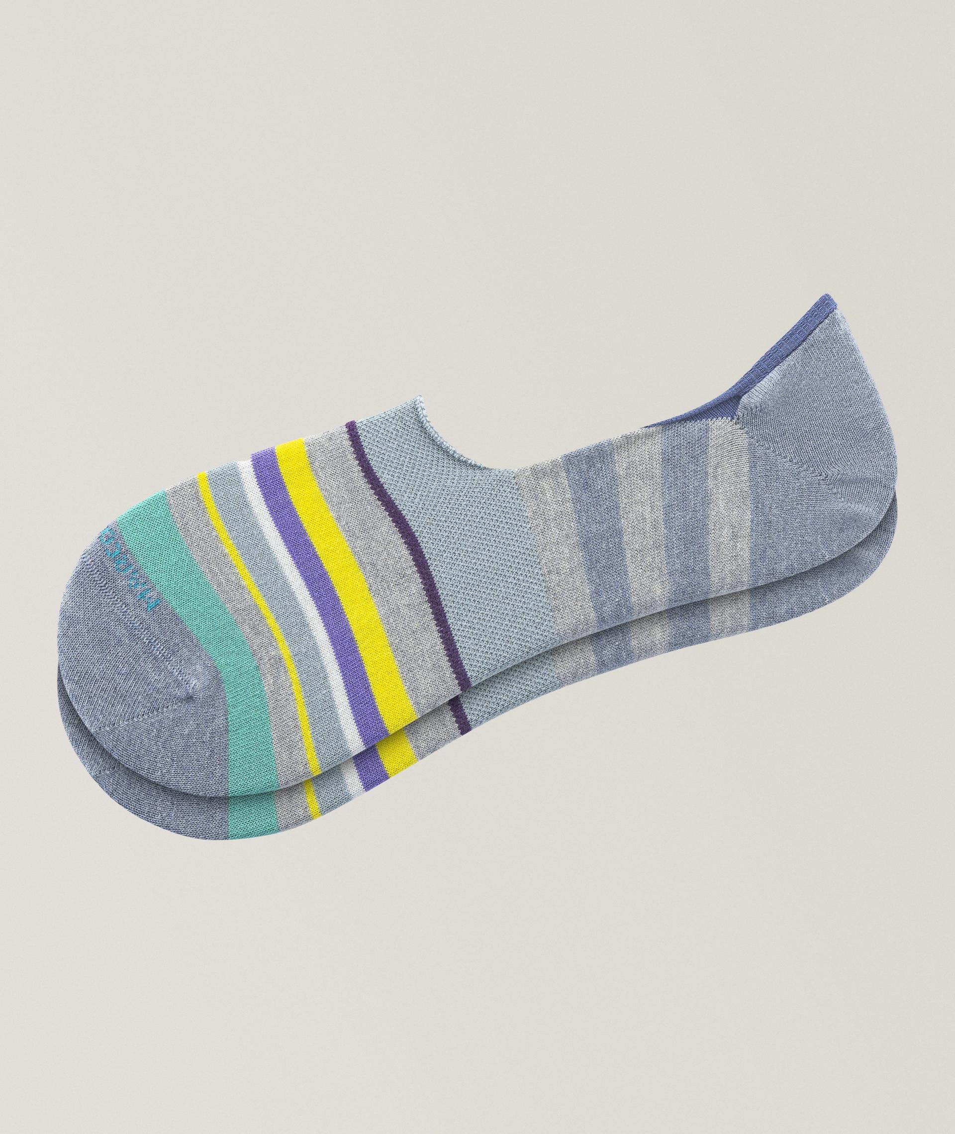 Chaussettes Invisible Touch à rayures image 0