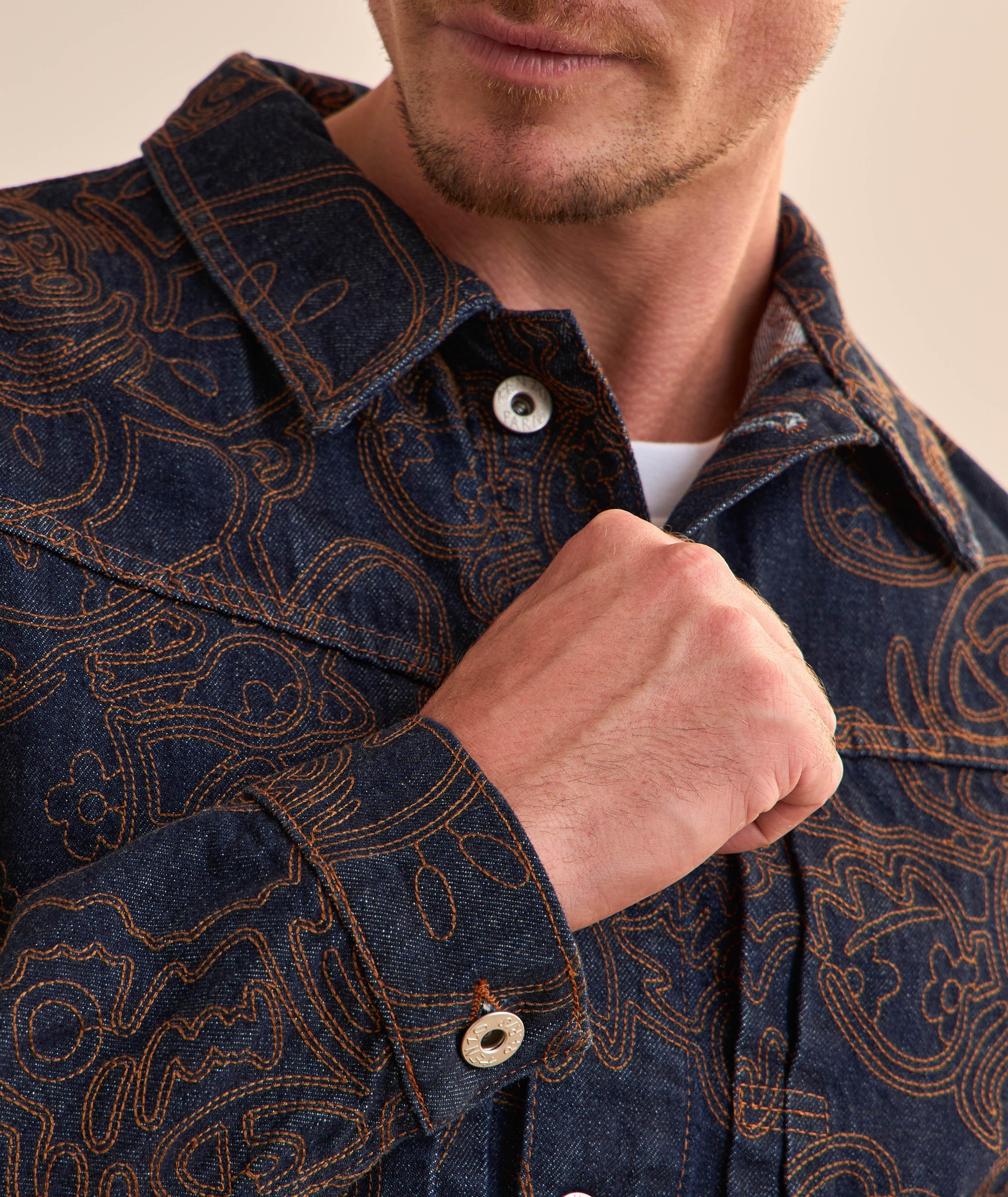 Blouson camionneur brodé, collection Verdy image 5