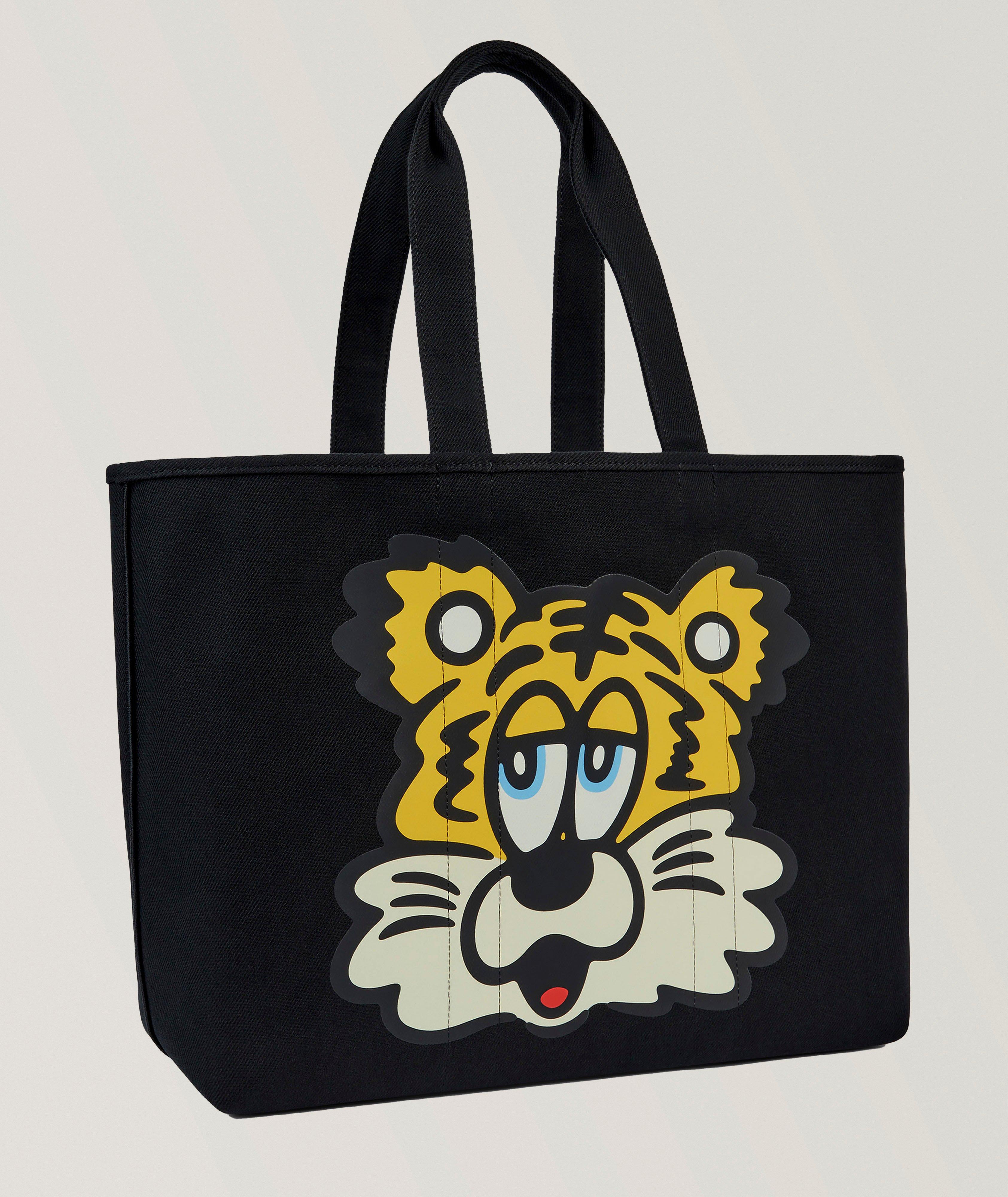 Kenzo Verdy Market Reversible Large Canvas Tote image 0