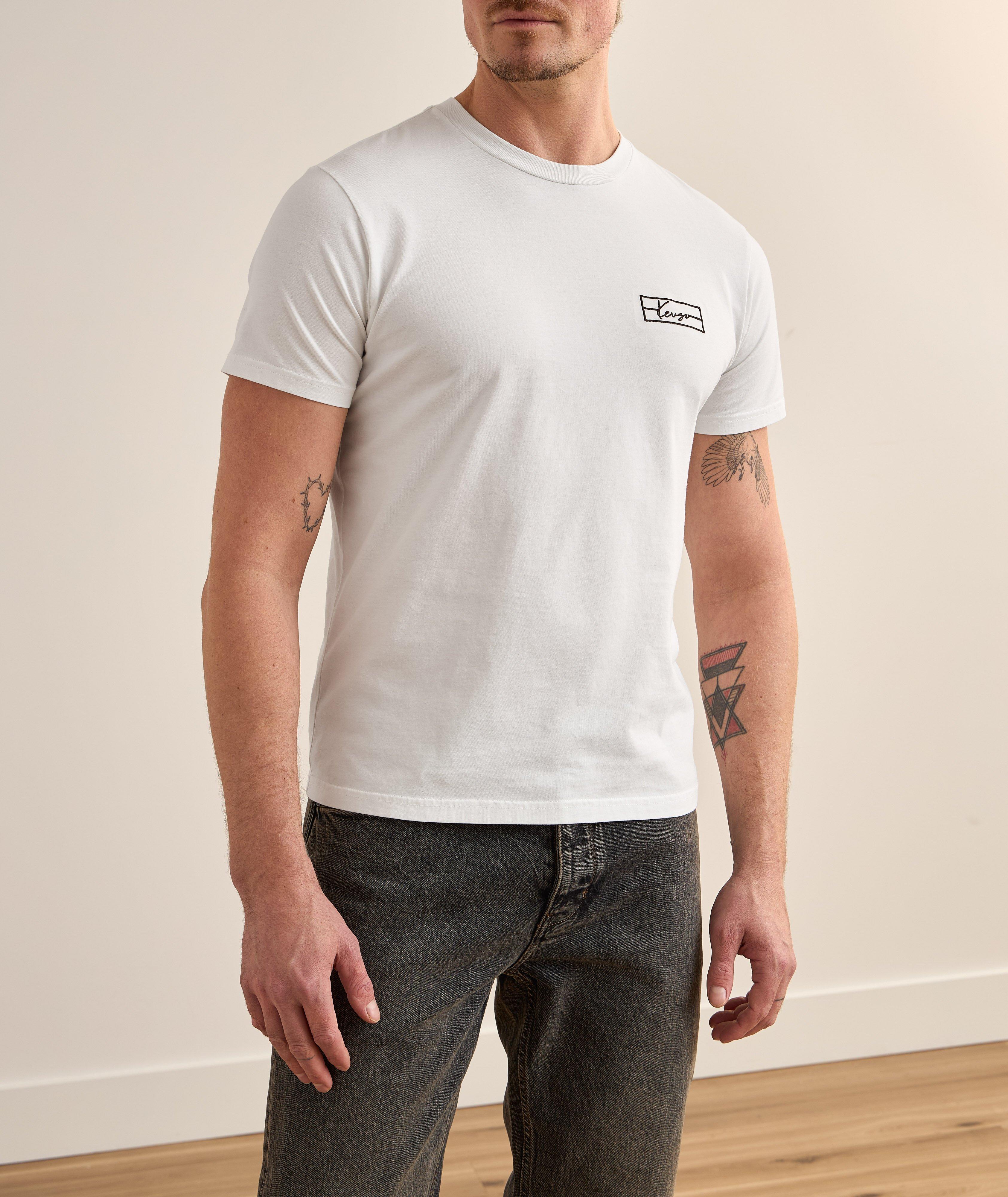 Text Logo Cotton T-Shirt  image 1