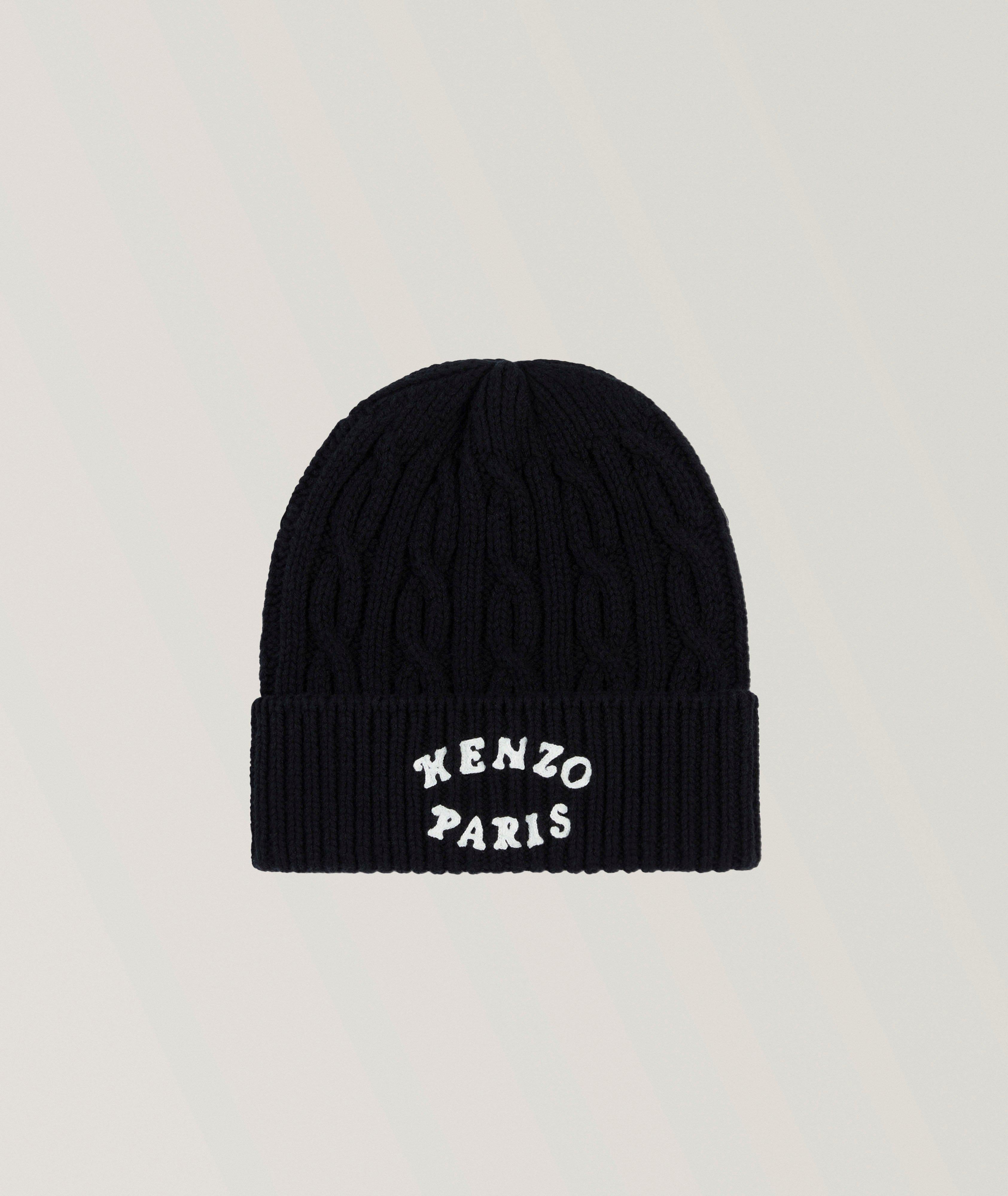 Kenzo Verdy Market Cable Knit Logo Toque image 0