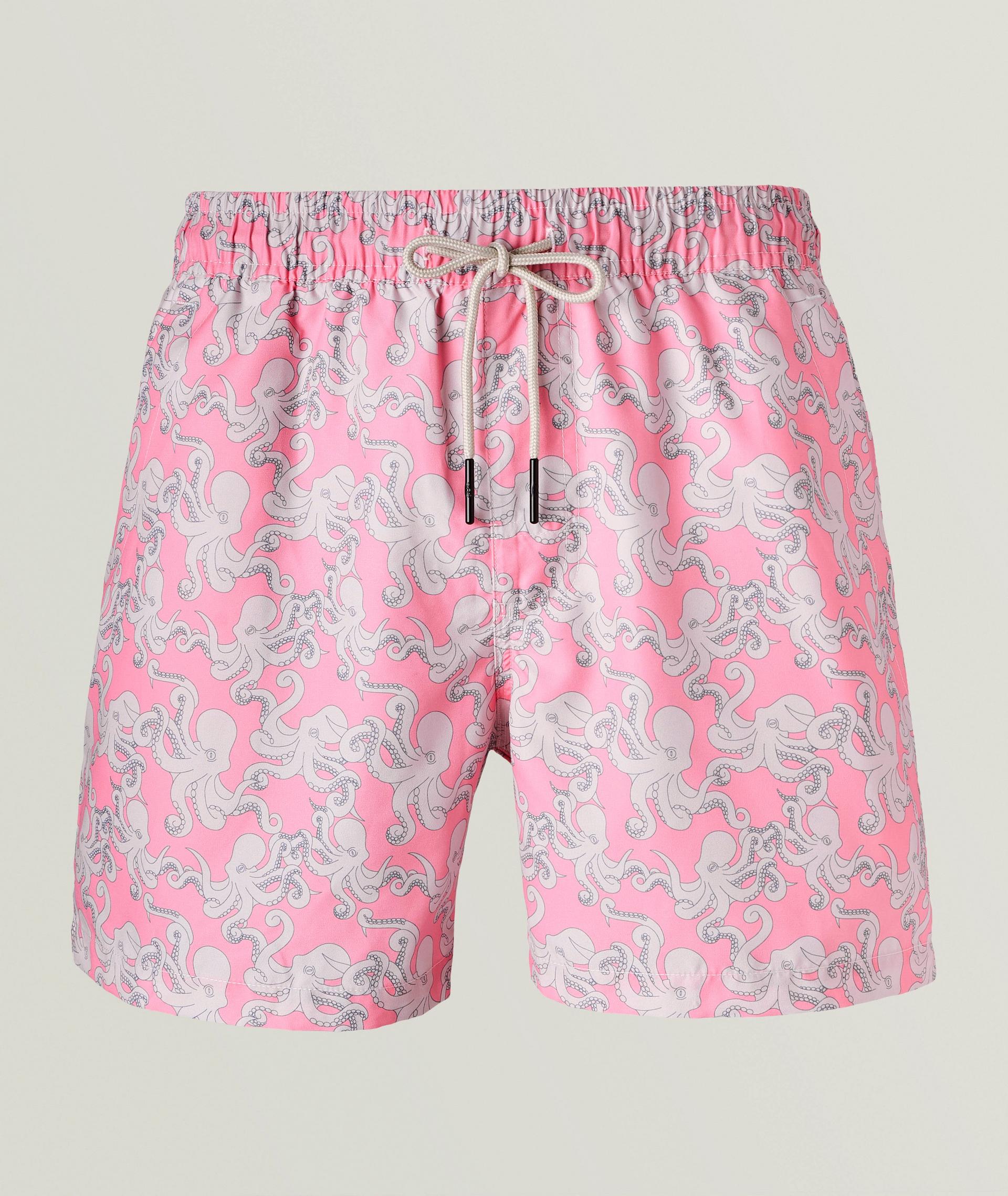 Short de bain à motif de pieuvres image 0