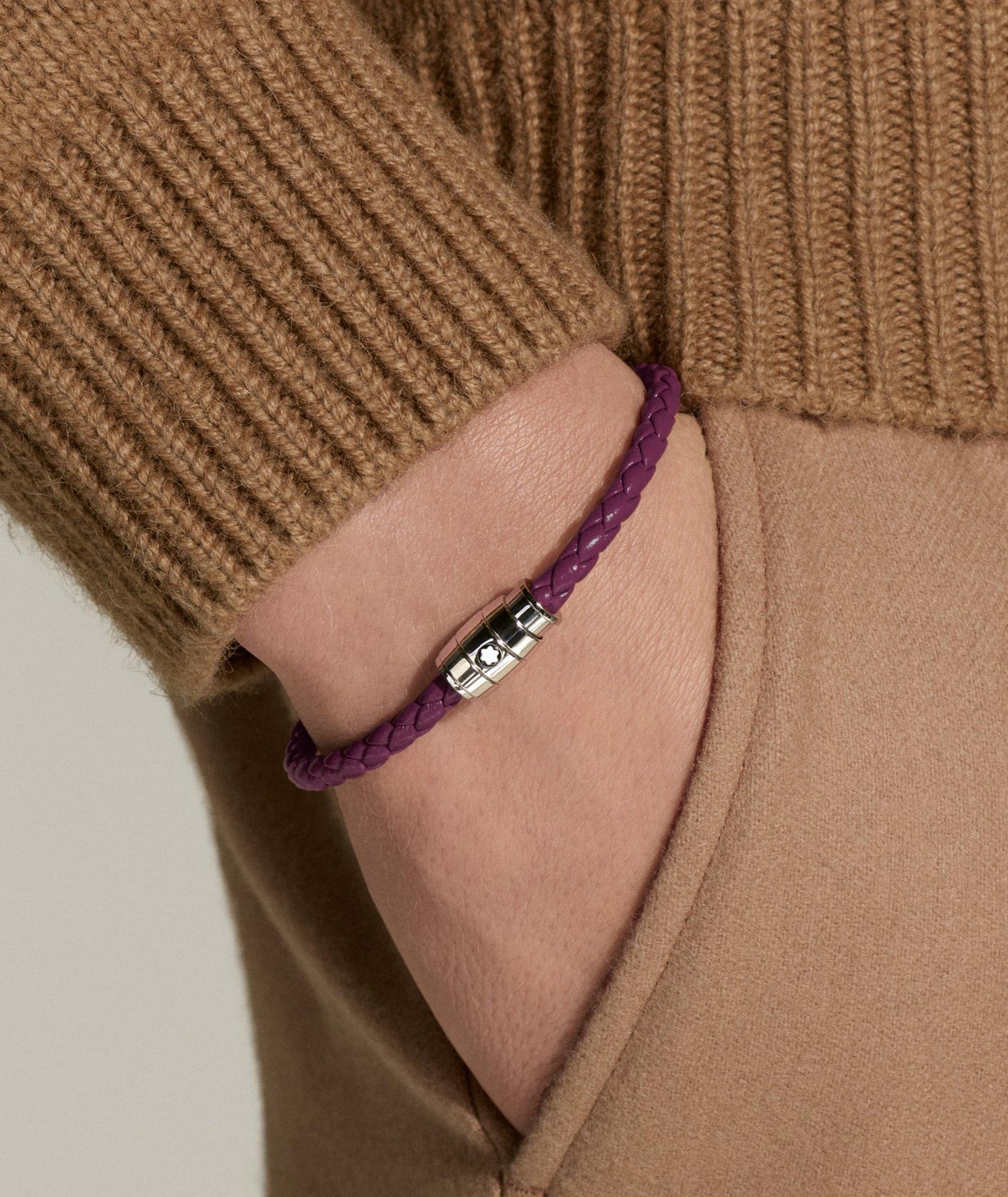 Bracelet en cuir tressé, collection Meisterstück image 3