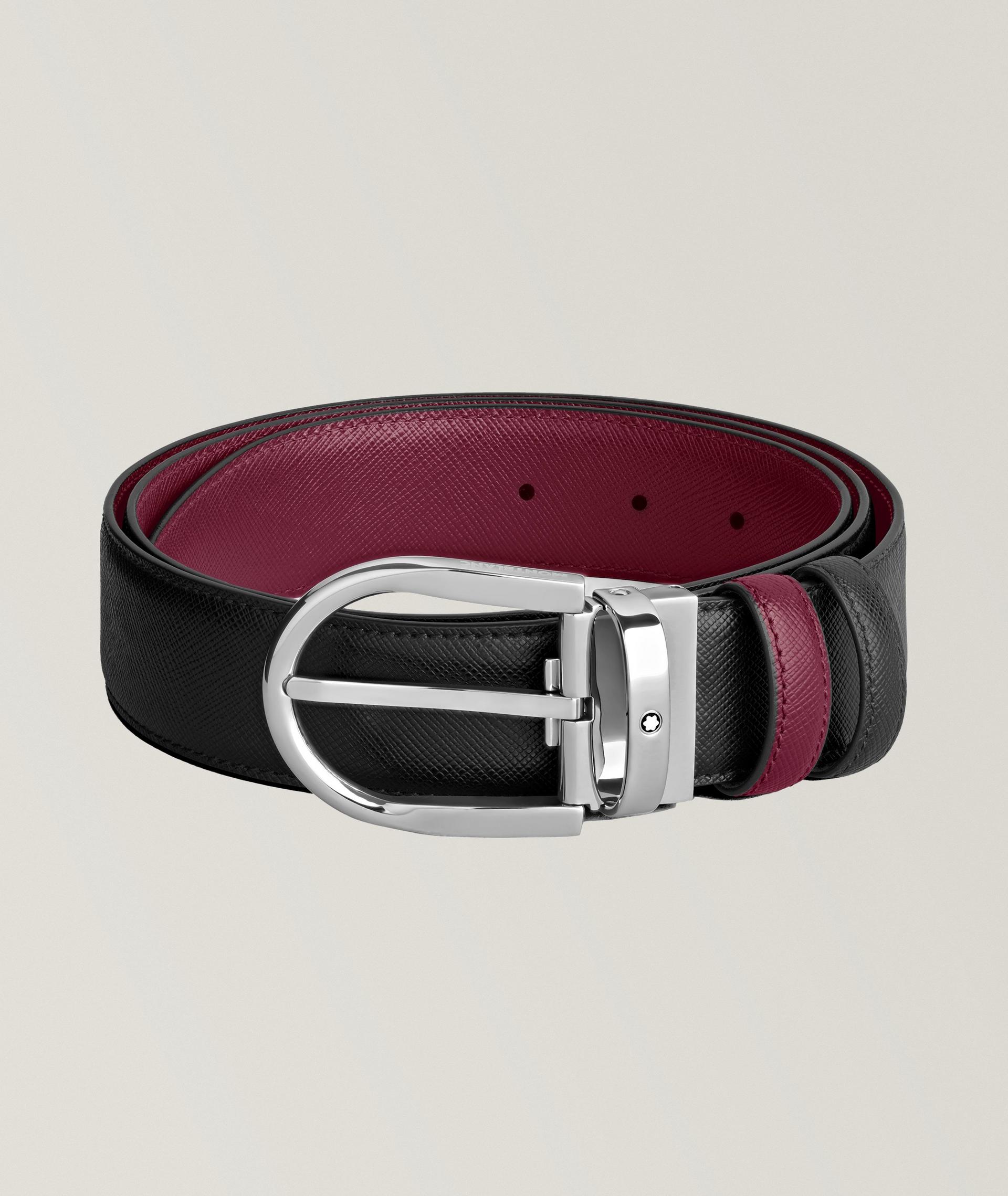 Ceinture réversible en cuir Saffiano image 0