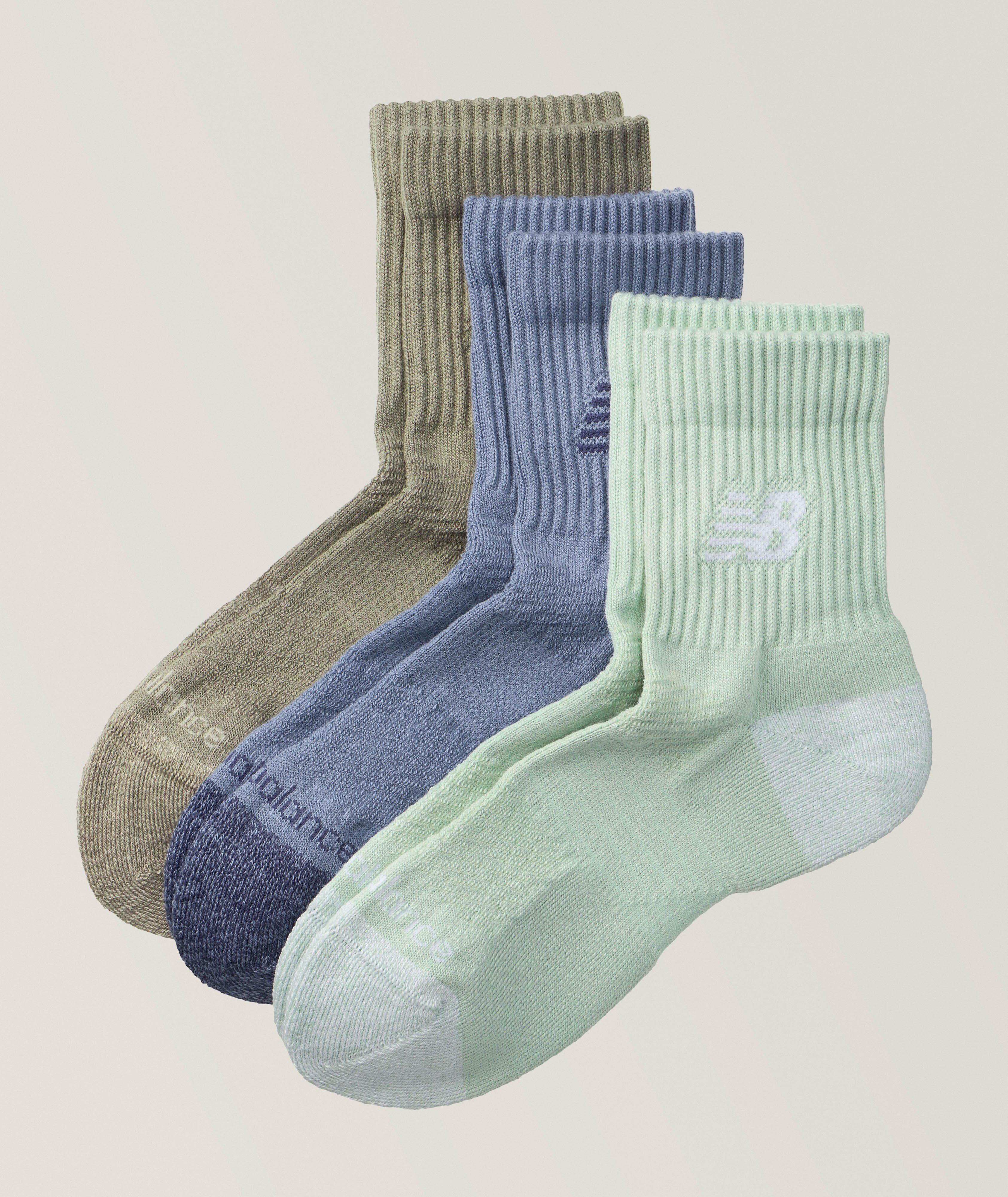  3-Pack Active Quarter Socks image 0