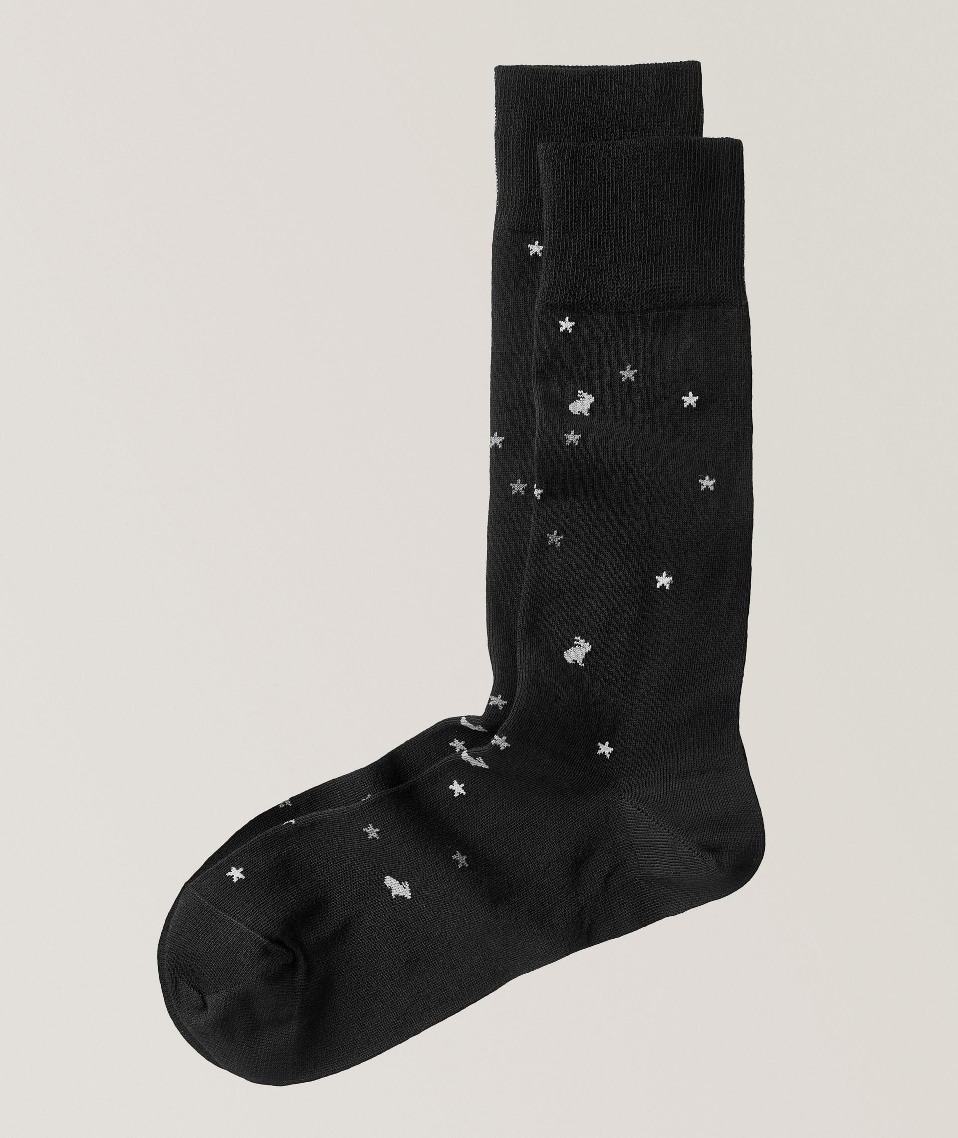 Chaussettes à motif d’étoiles et de lapins image 0