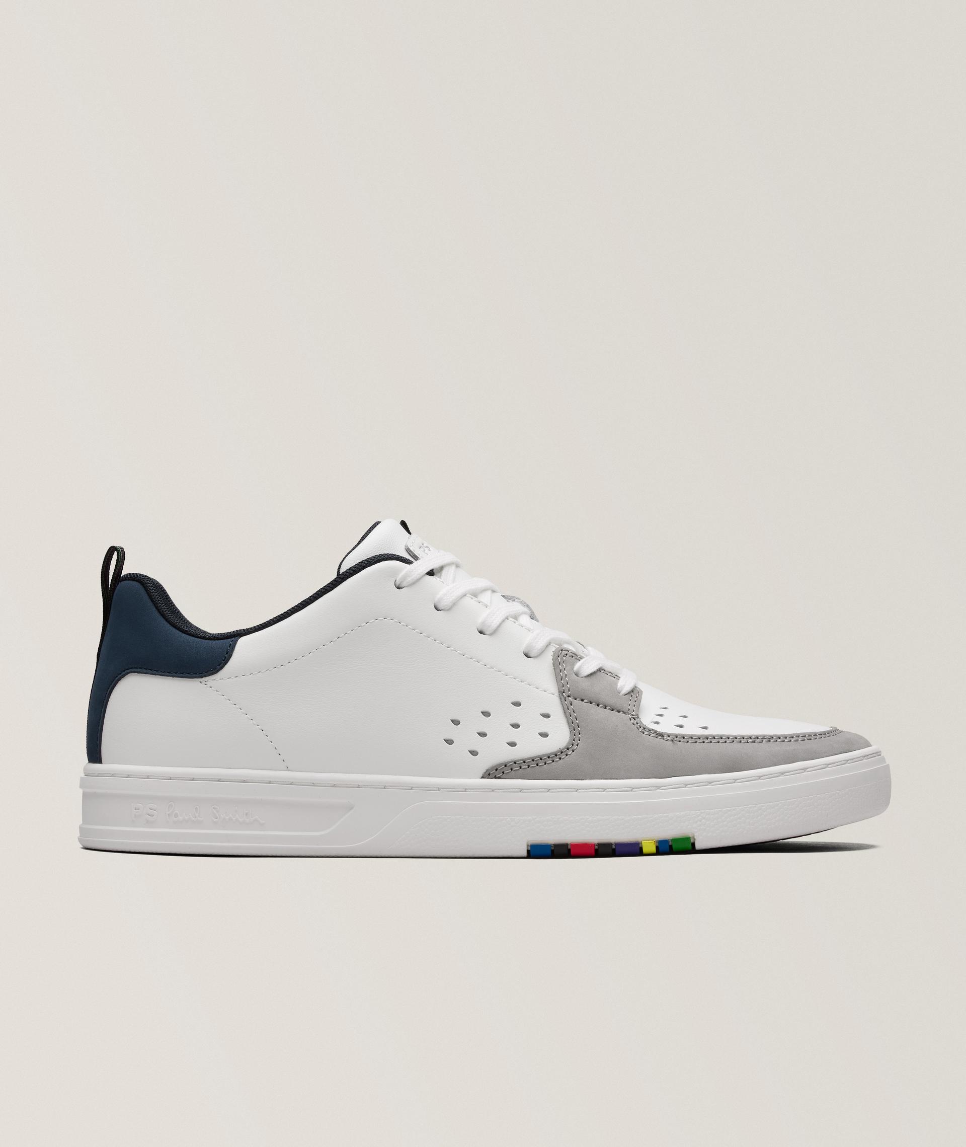 Chaussure sport sectionnée en cuir image 0
