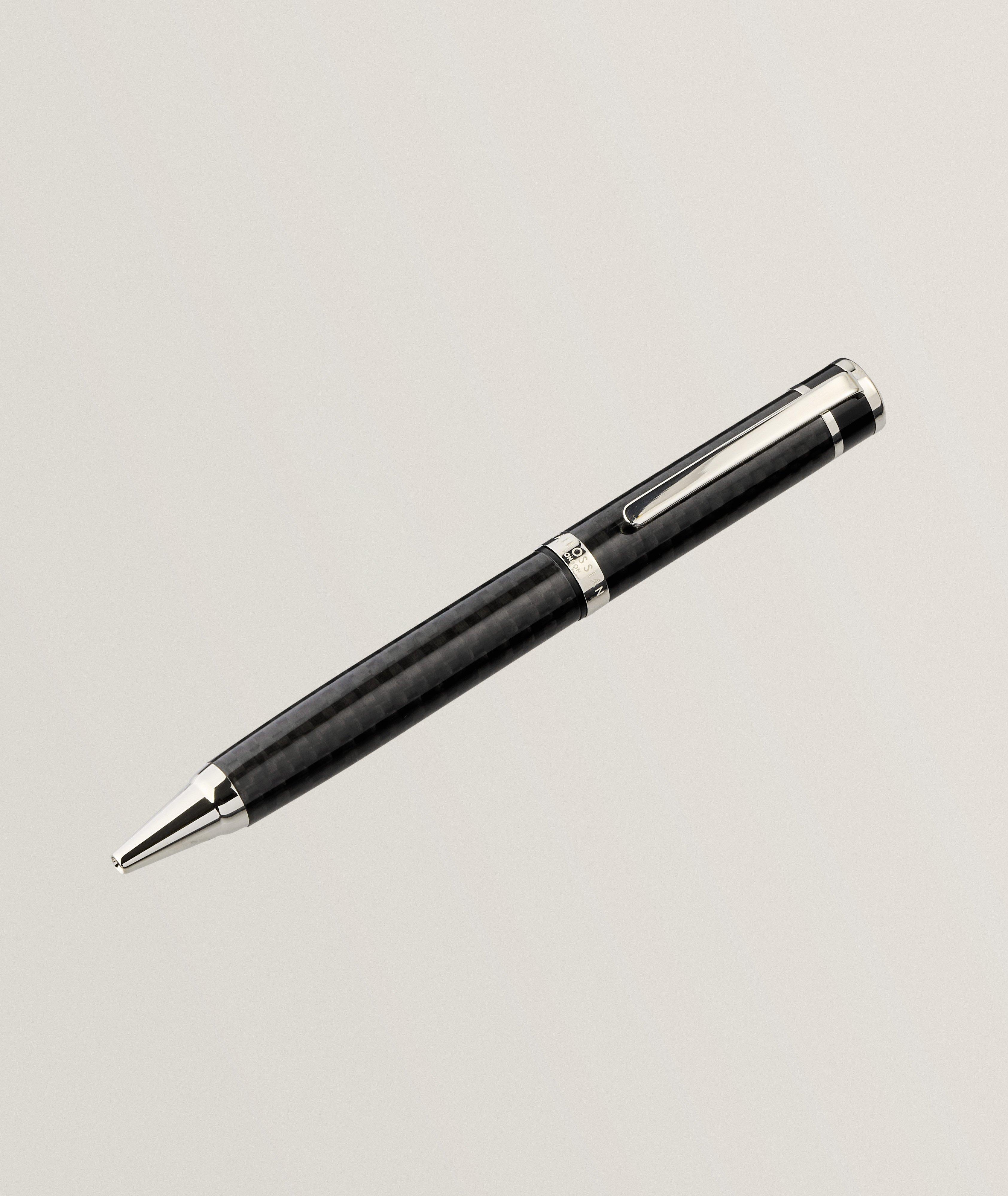 Monaco Carbon Fibre Effect Resin Ball Point Pen image 0