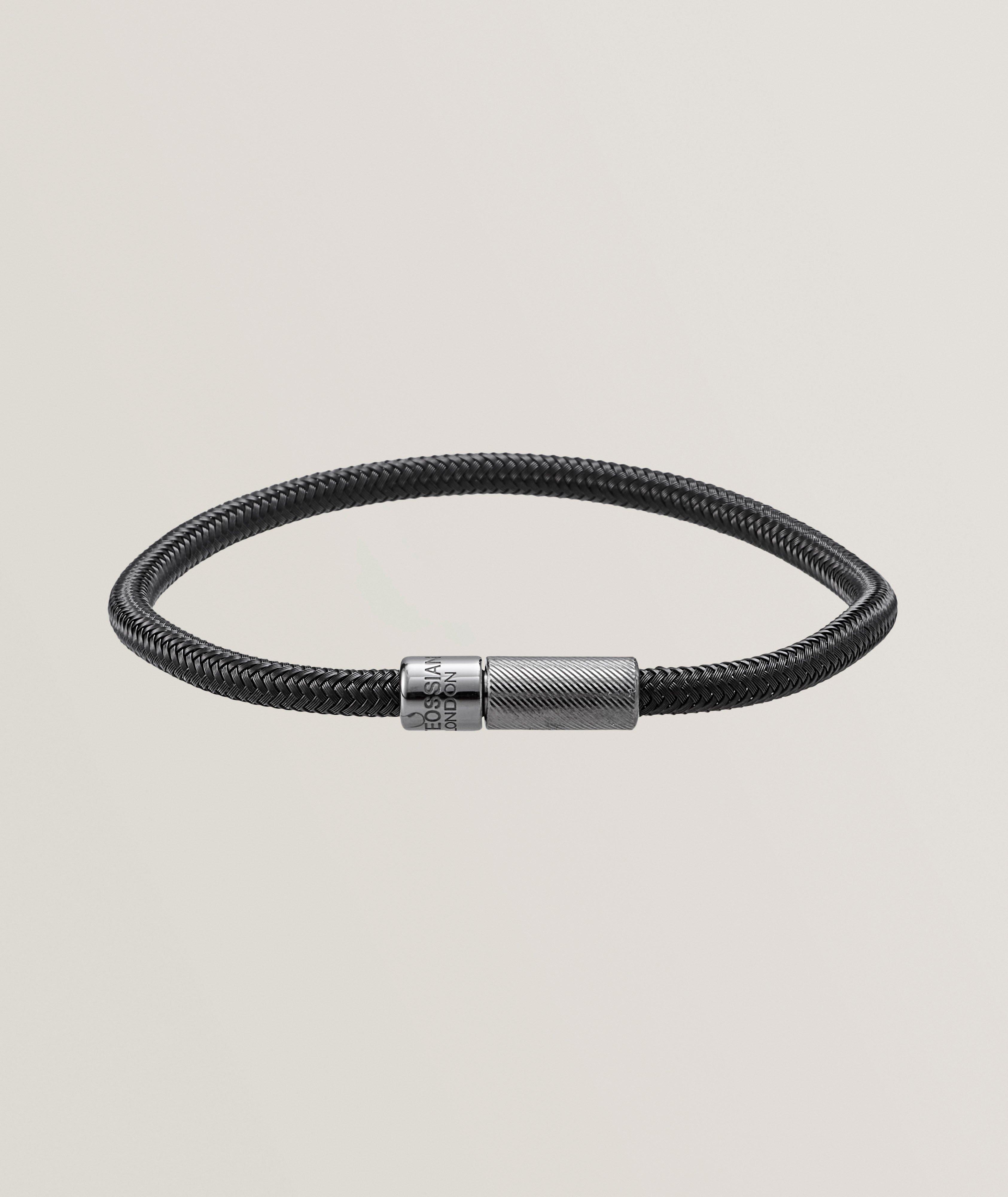 Pop Rigato Rame Silvertone Clasp Bracelet image 0
