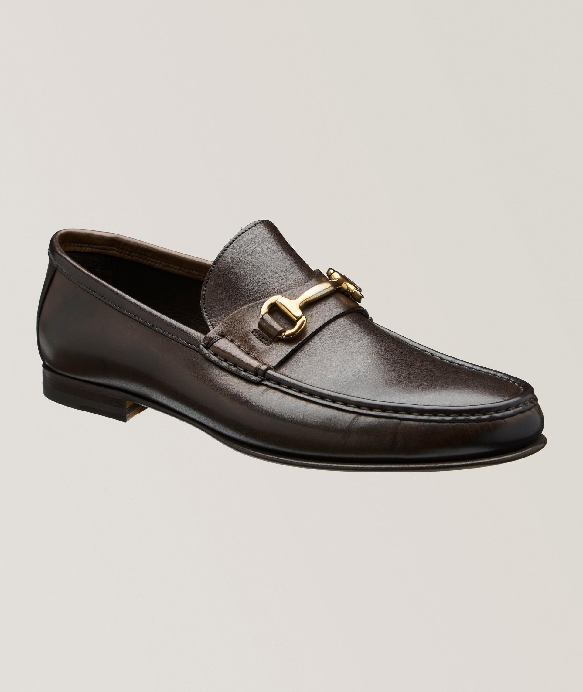Watts Leather Horsebit Moc Toe Loafers image 0