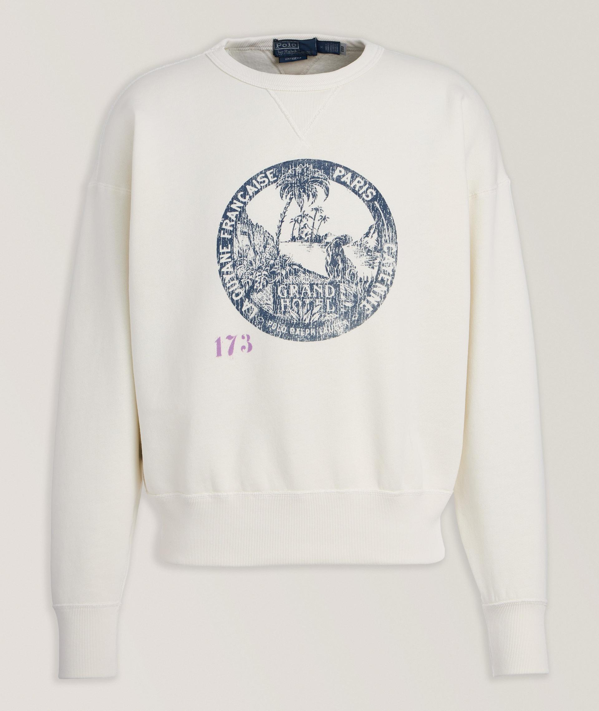 Palm Tree Cotton-Blend Sweatshirt  image 0