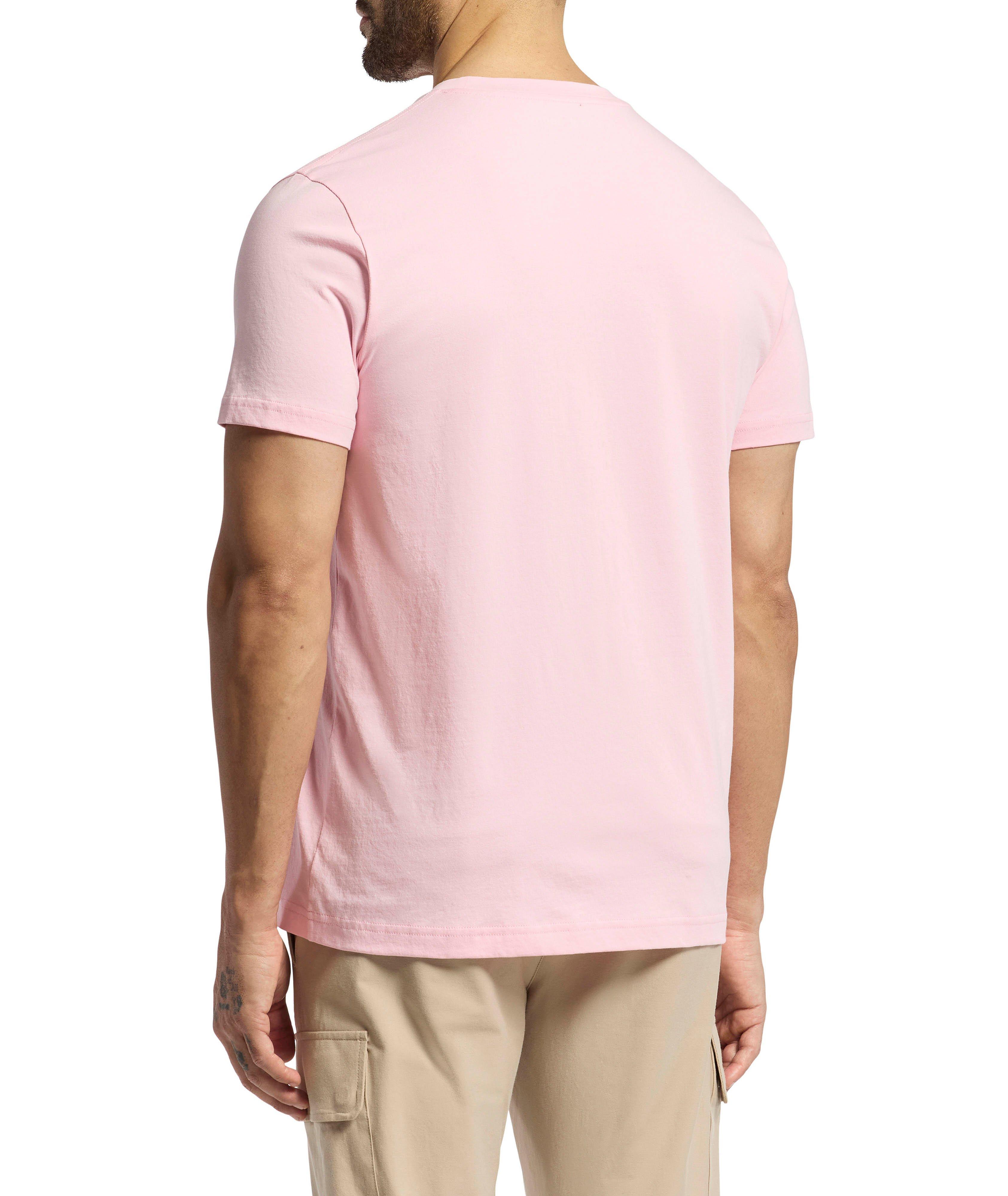 Embroidered Logo Cotton Crewneck T-Shirt image 2