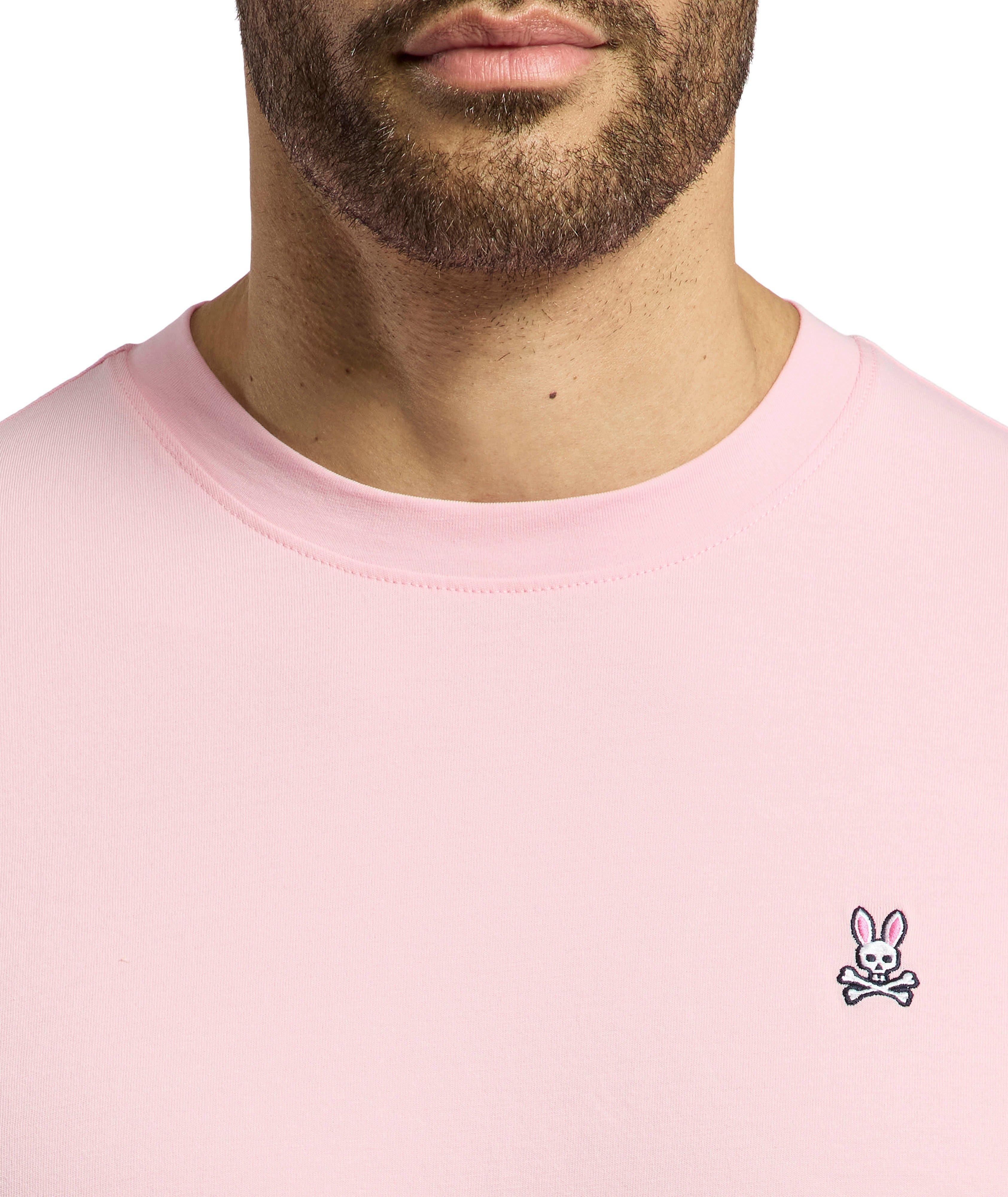 Embroidered Logo Cotton Crewneck T-Shirt image 3