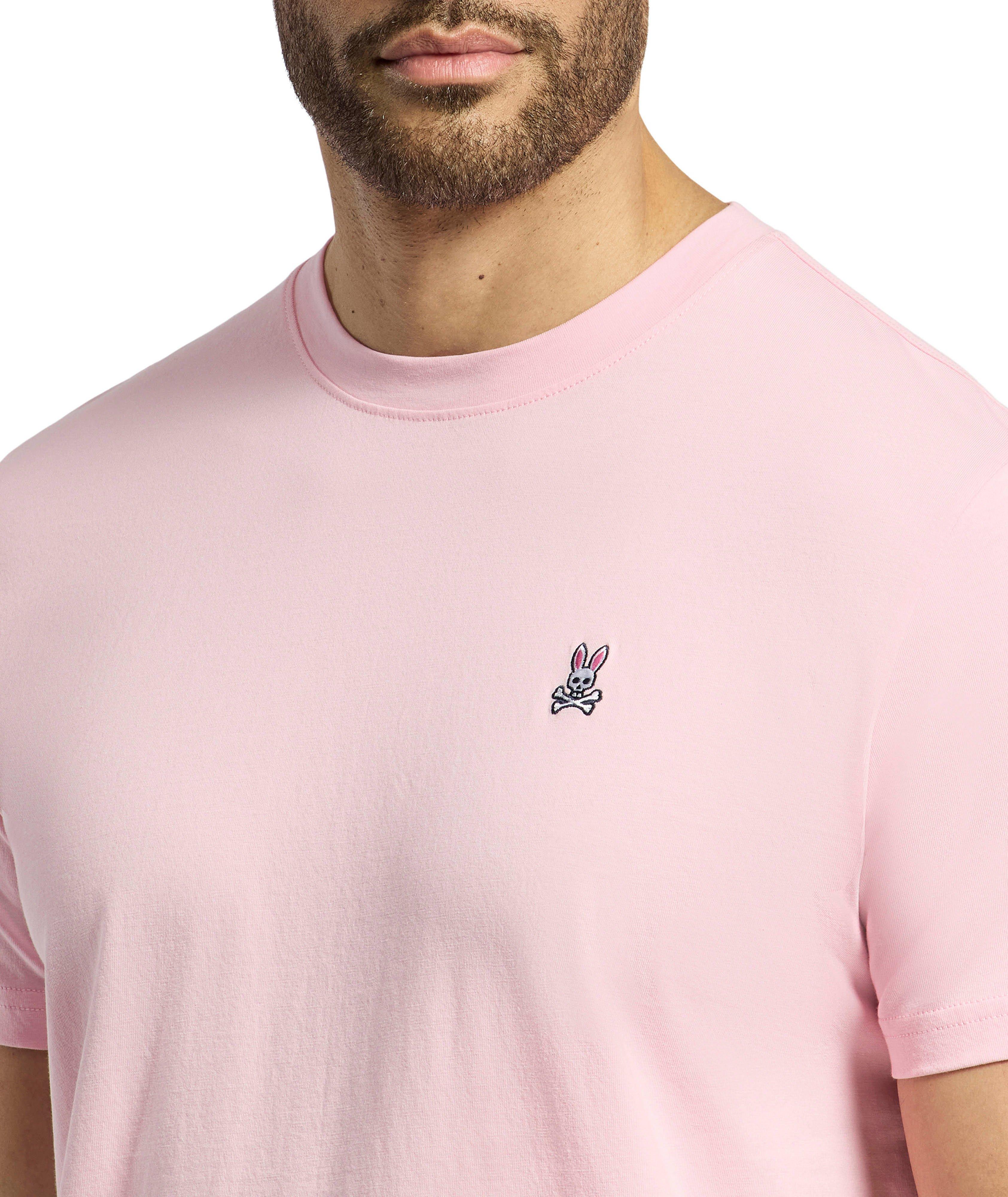 Embroidered Logo Cotton Crewneck T-Shirt image 5