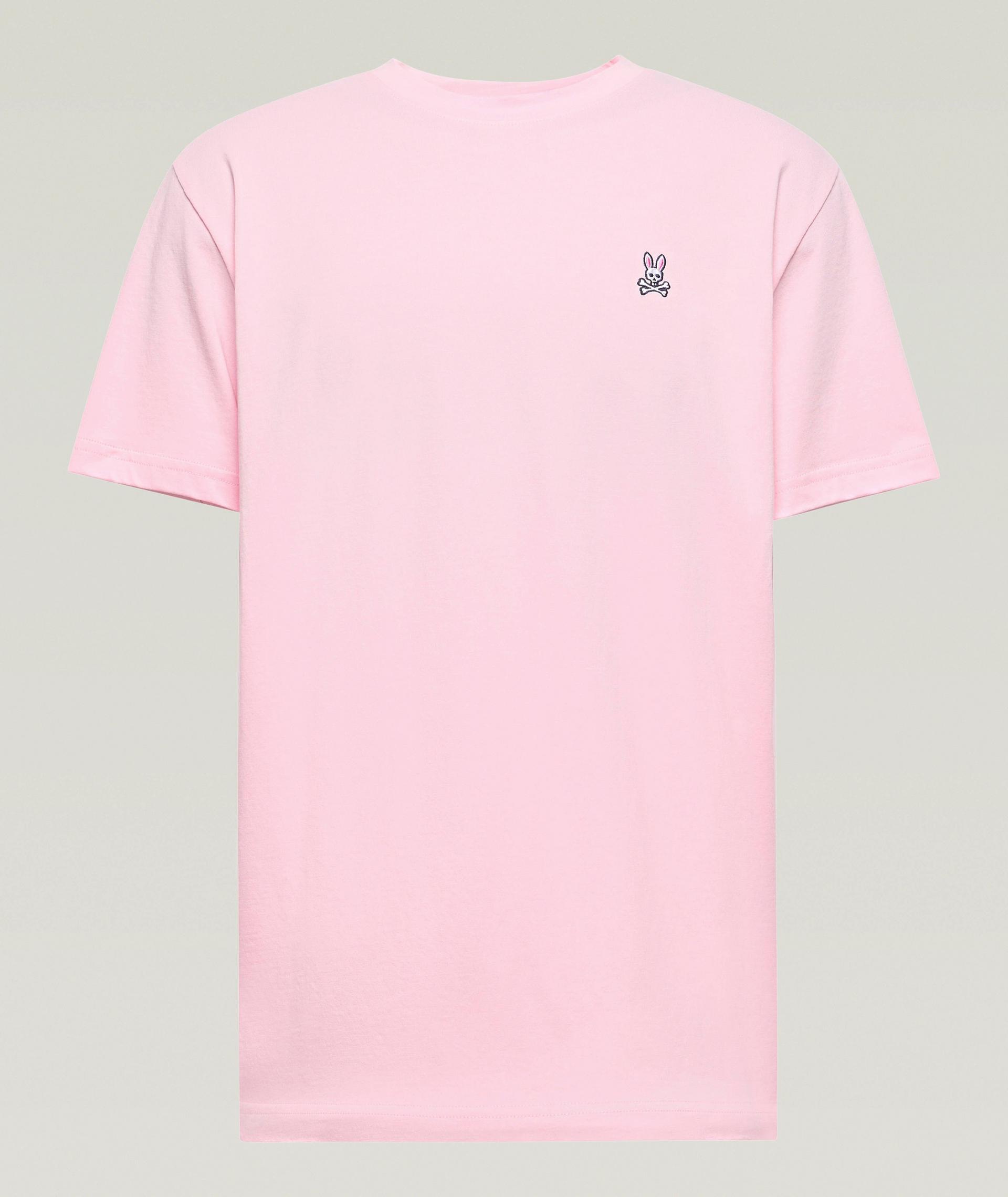 Embroidered Logo Cotton Crewneck T-Shirt image 0