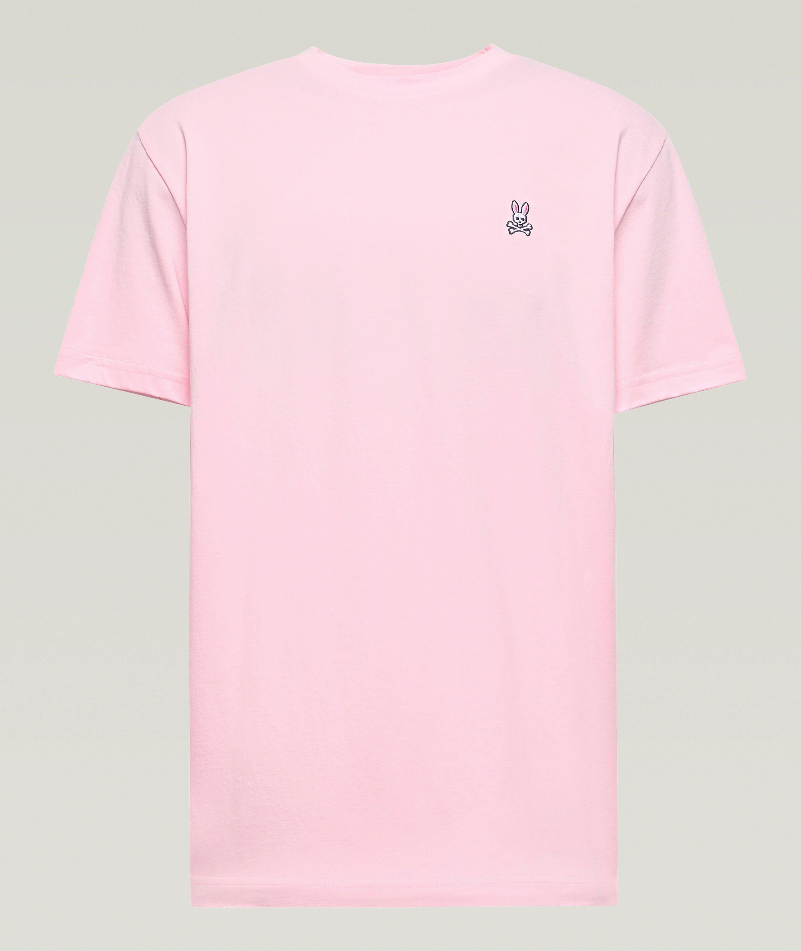 Embroidered Logo Cotton Crewneck T-Shirt image 0