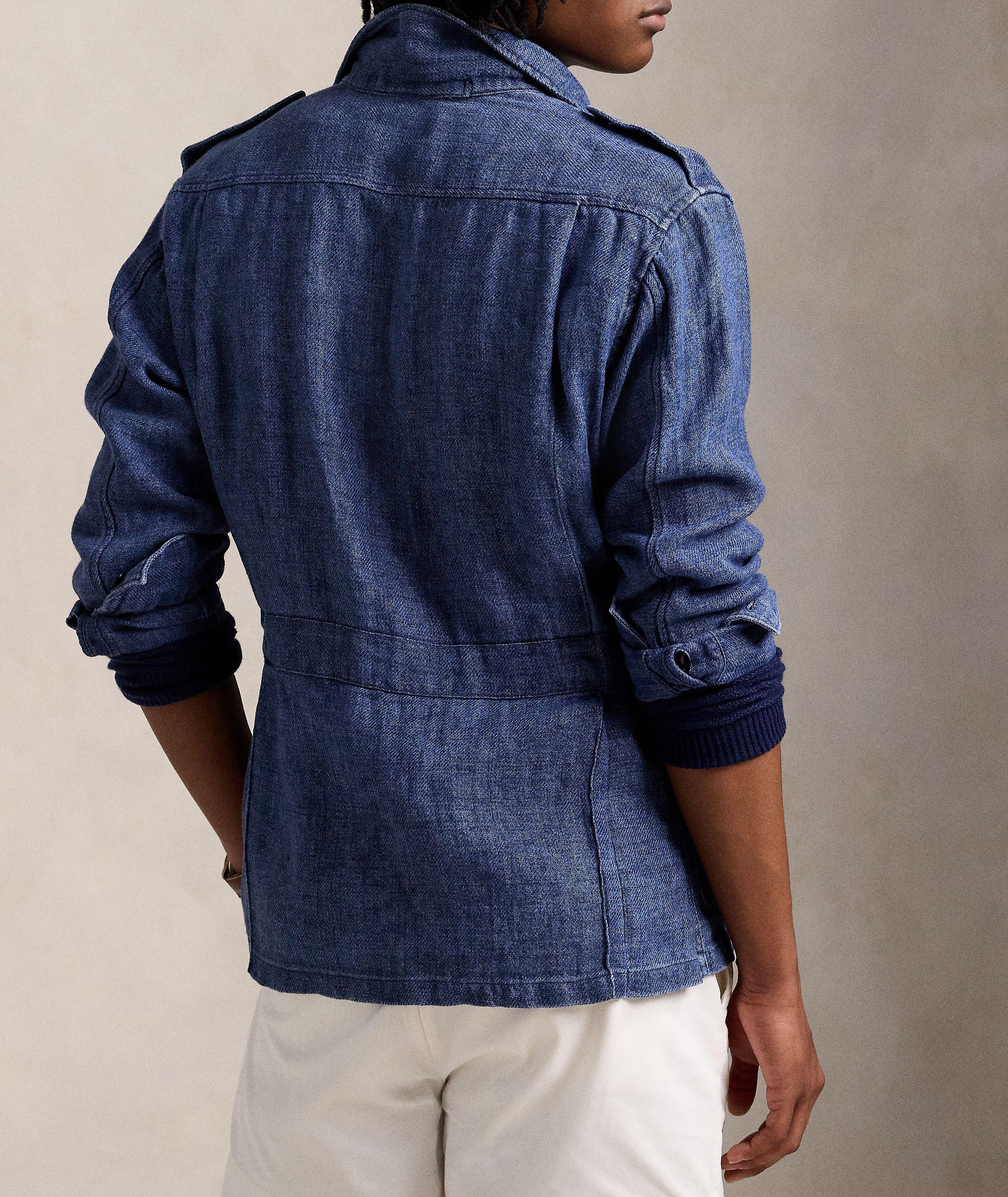 Linen Denim Shirt Jacket  image 2