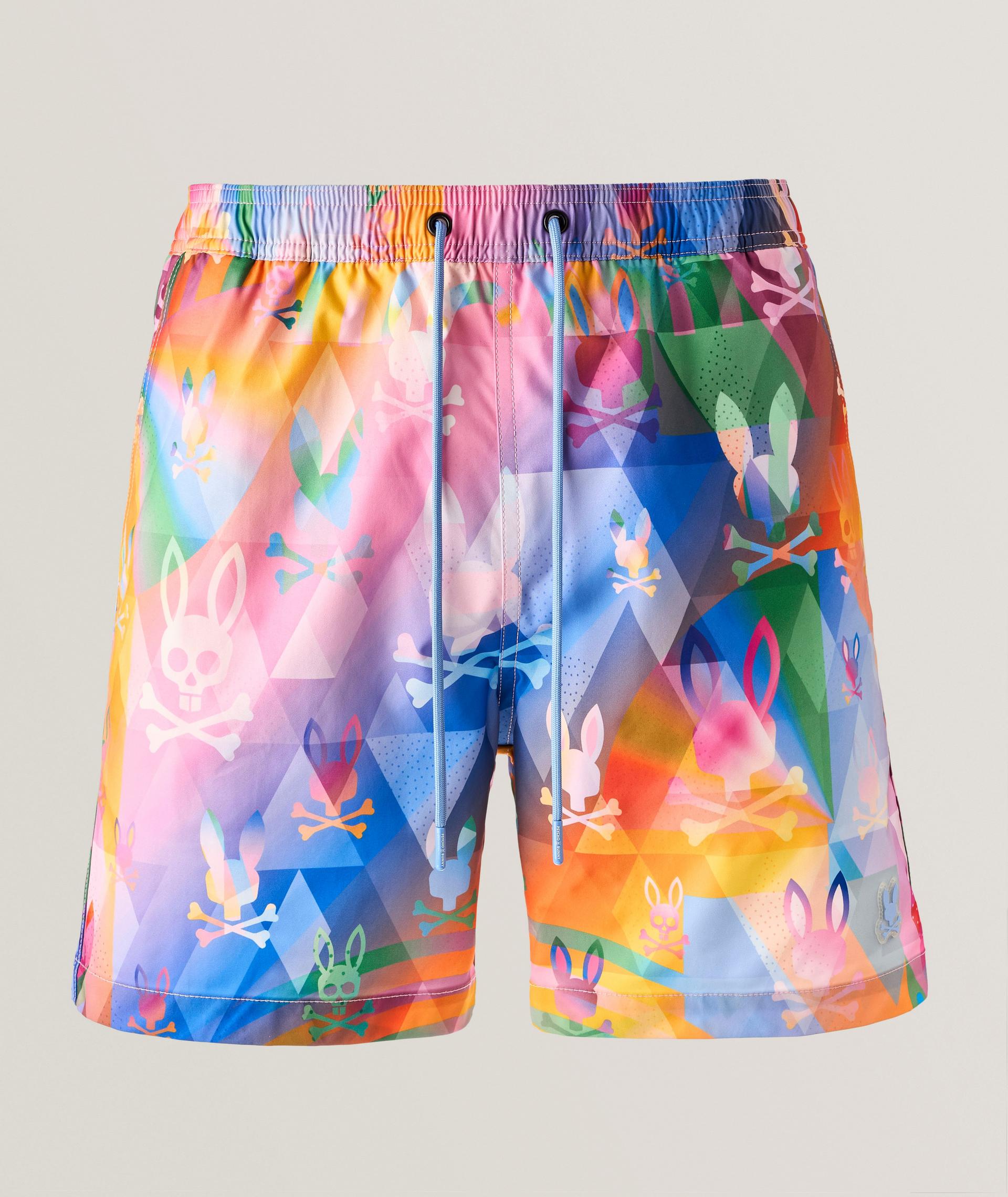 Short de bain Milos à motif de logos image 0