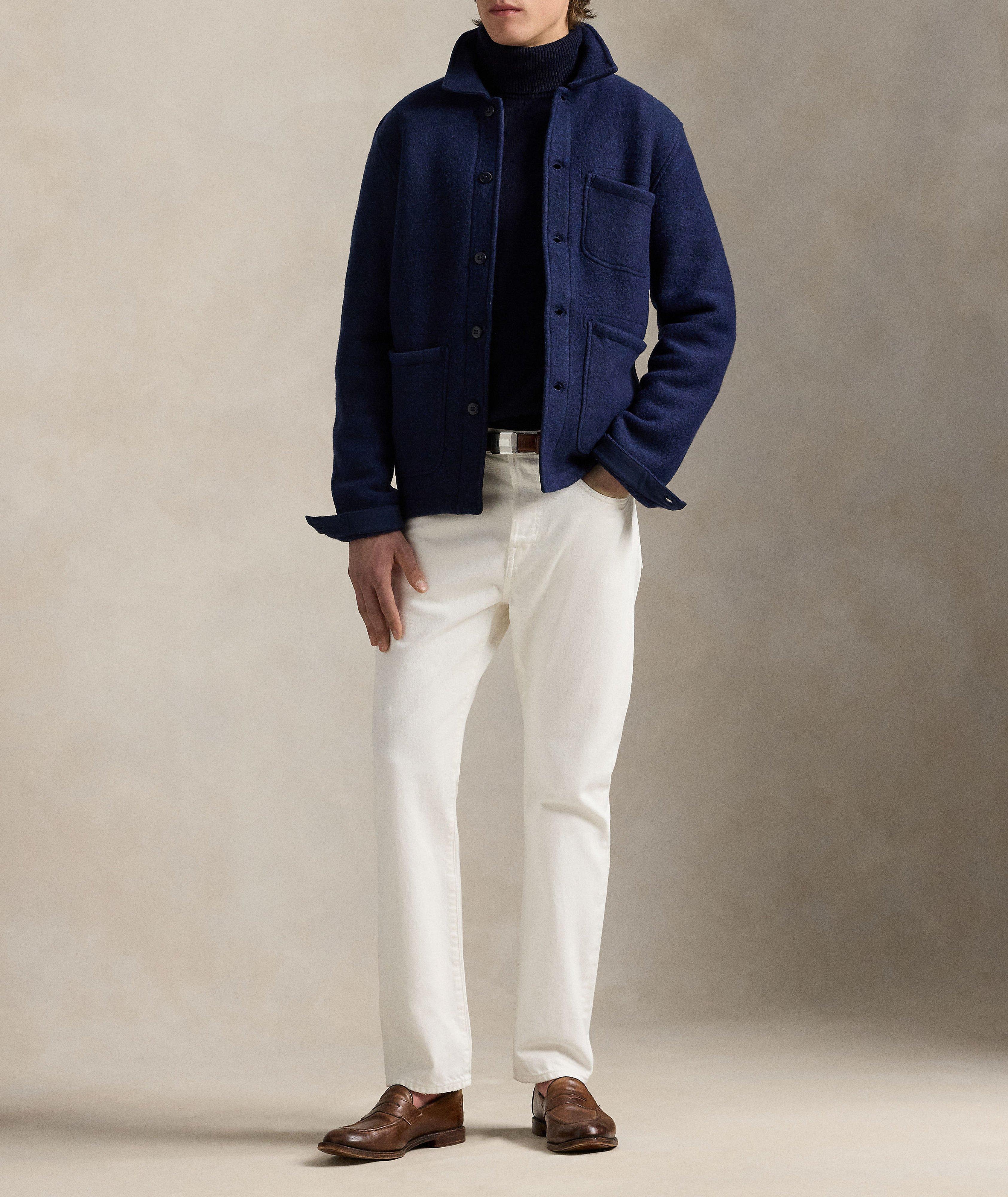 Wool-Blend Utility Shirt Jacket  image 5