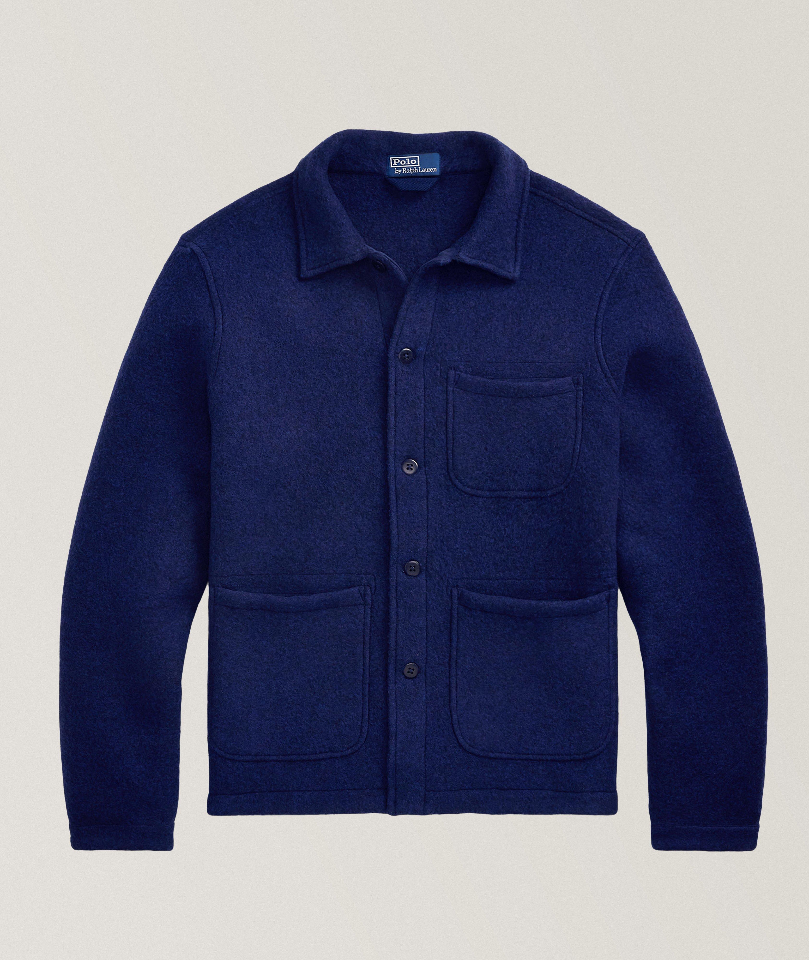 Wool-Blend Utility Shirt Jacket  image 0