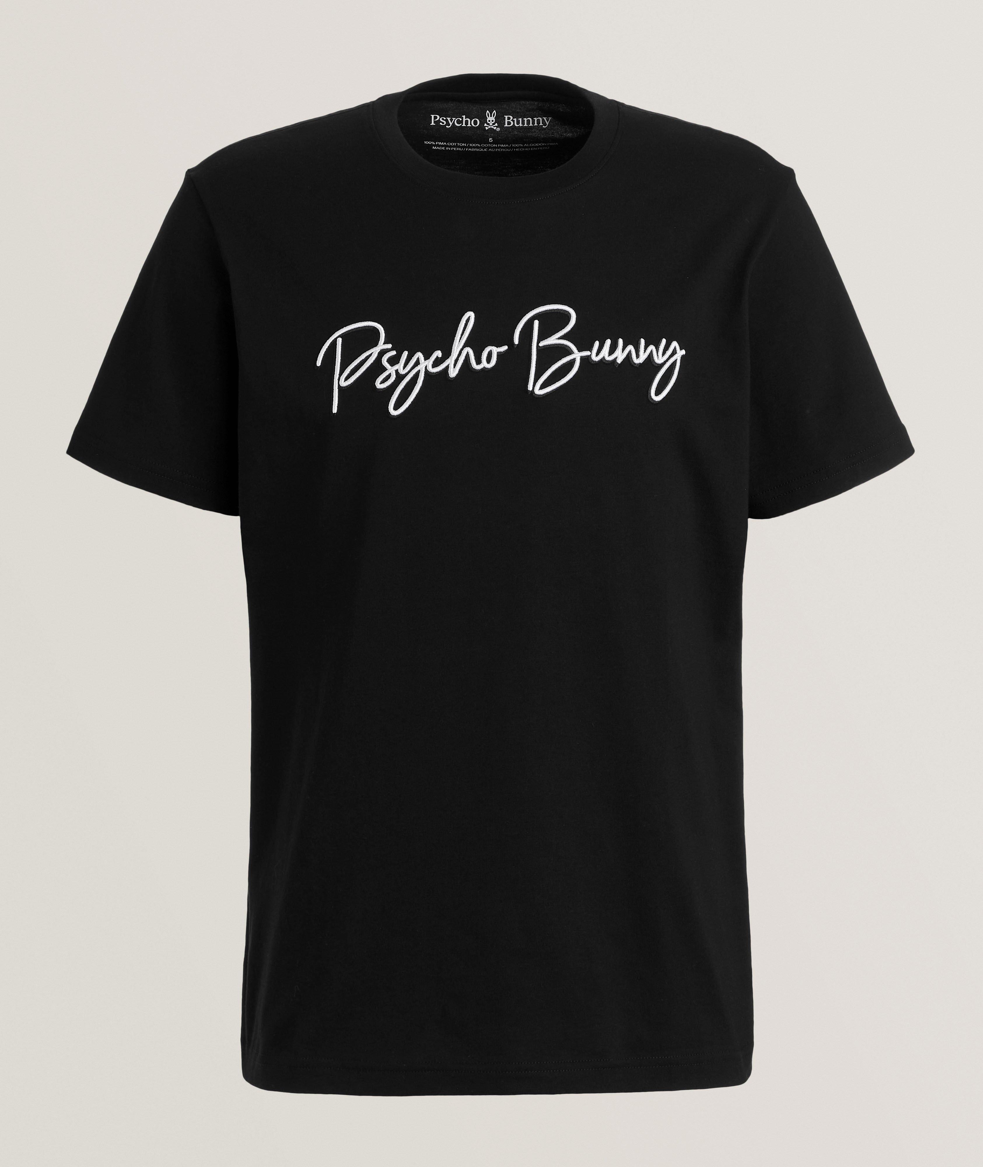 T-shirt Gensee en coton avec logo cursif brodé image 0