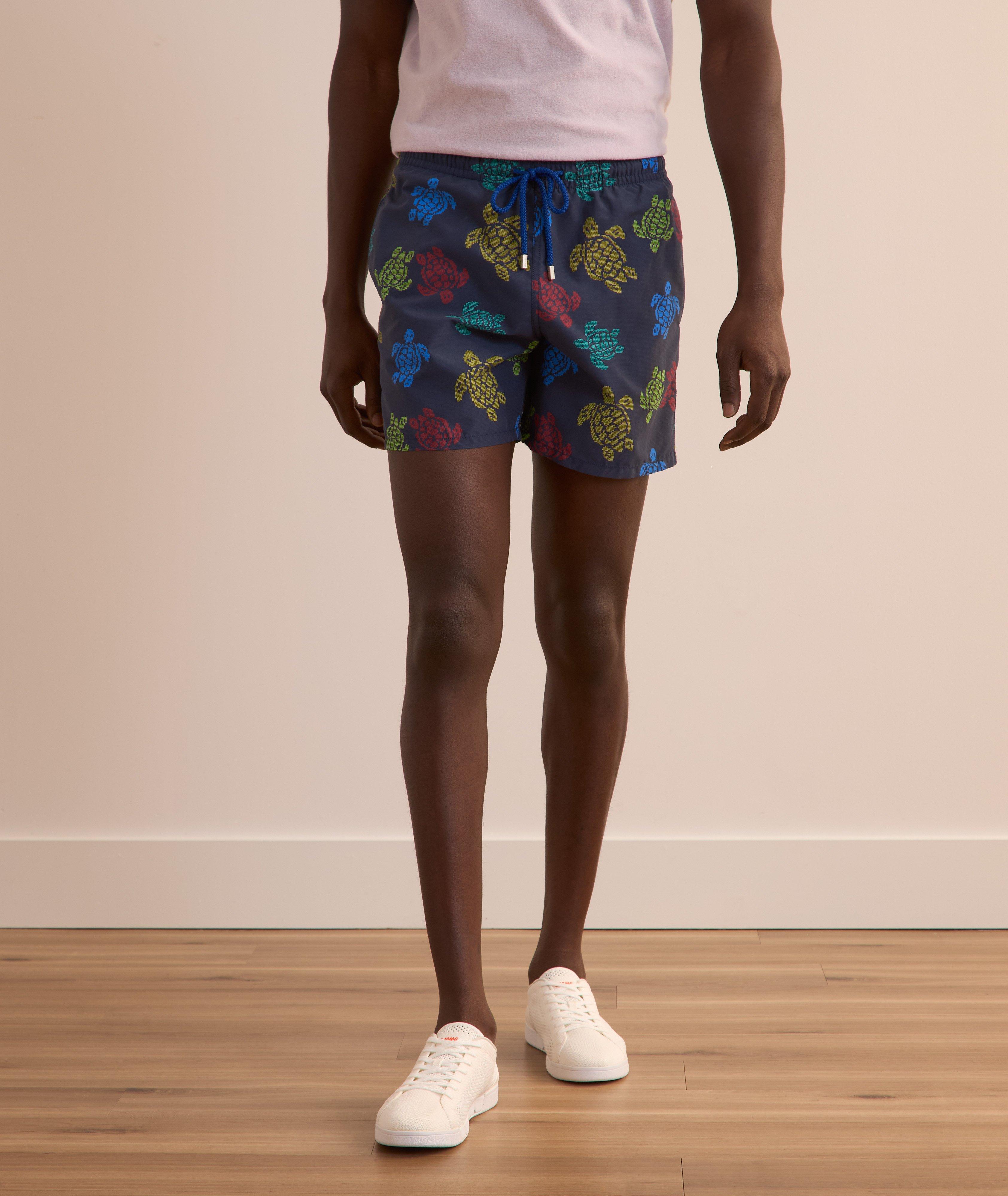 Turtle Print Swim Trunks  image 1