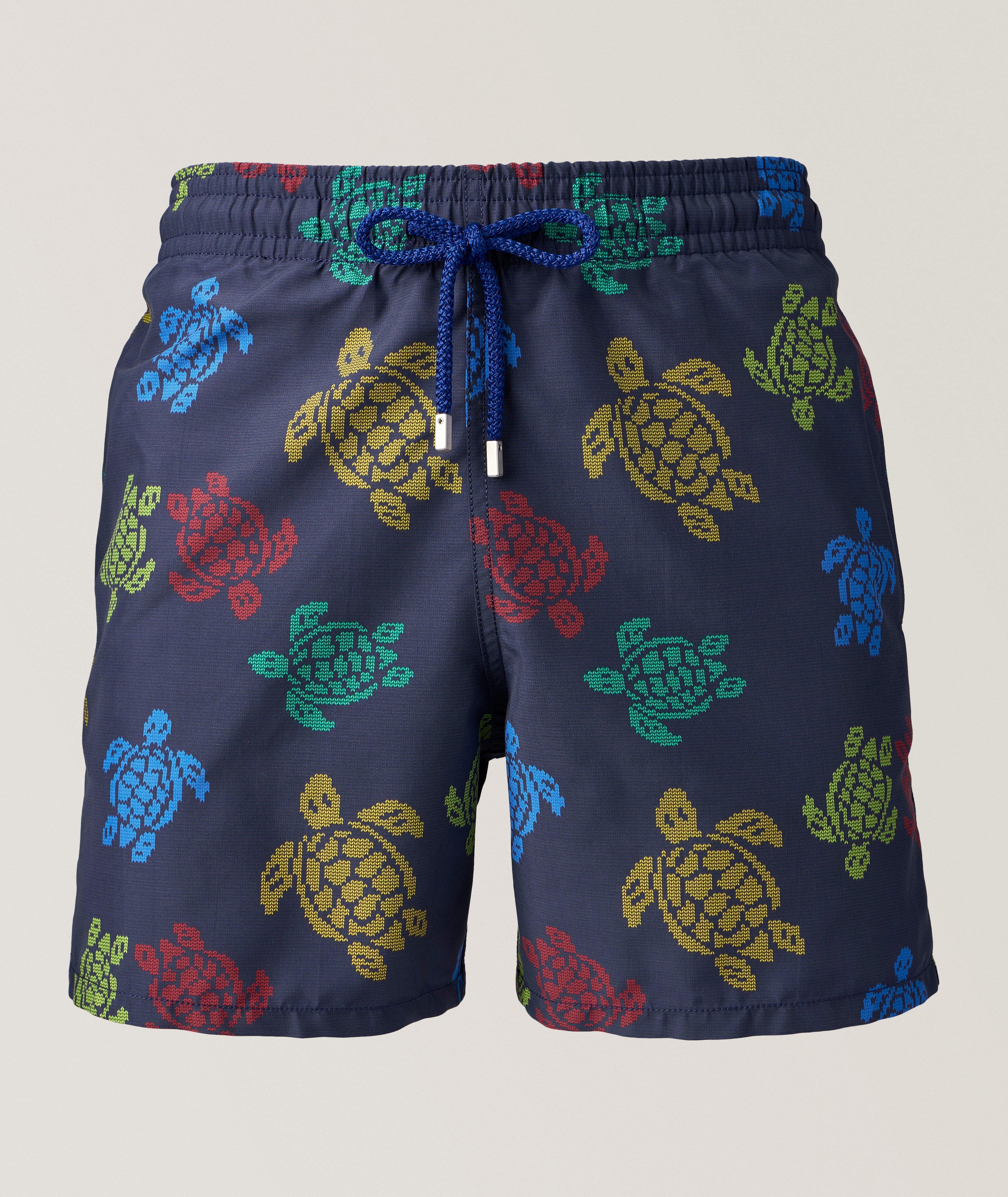 Turtle Print Swim Trunks  image 0