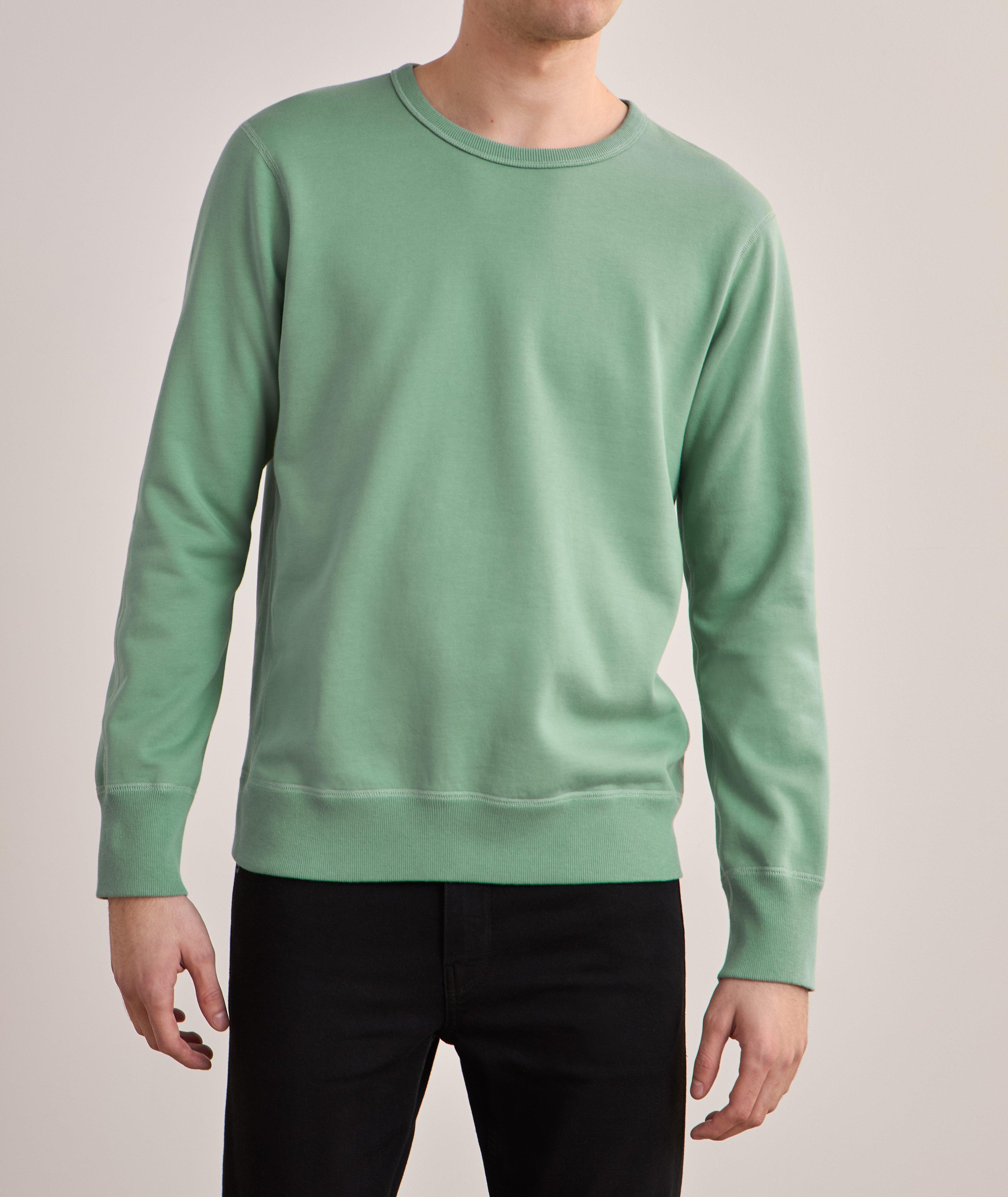 Midweight Terry Cotton Crewneck Sweatshirt image 1