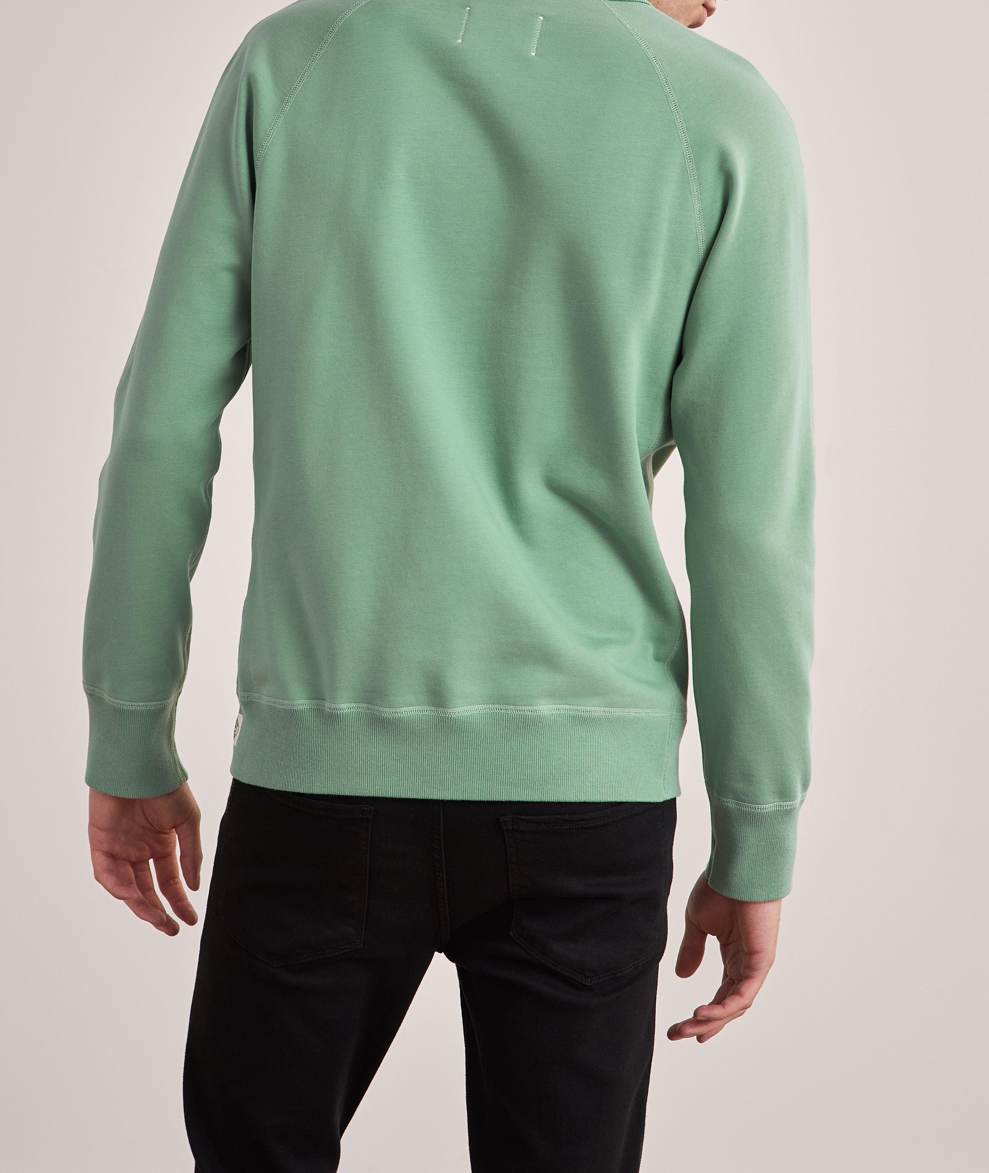 Midweight Terry Cotton Crewneck Sweatshirt image 2