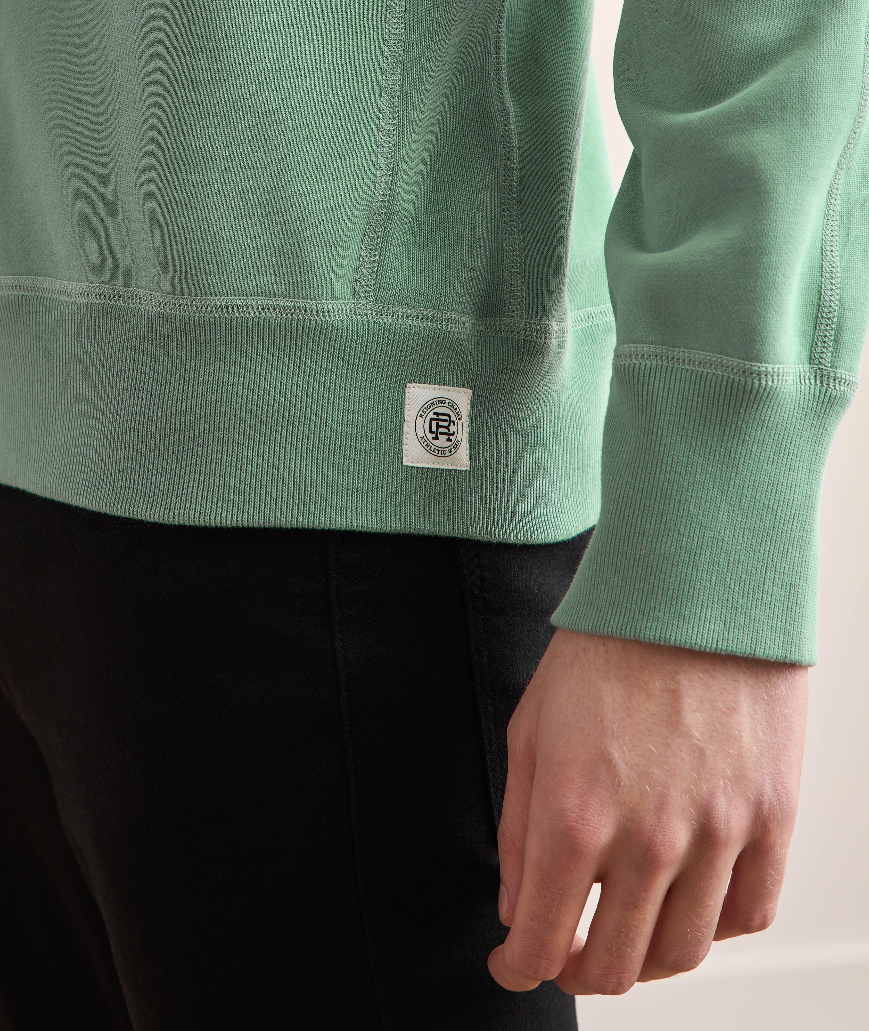 Midweight Terry Cotton Crewneck Sweatshirt image 3