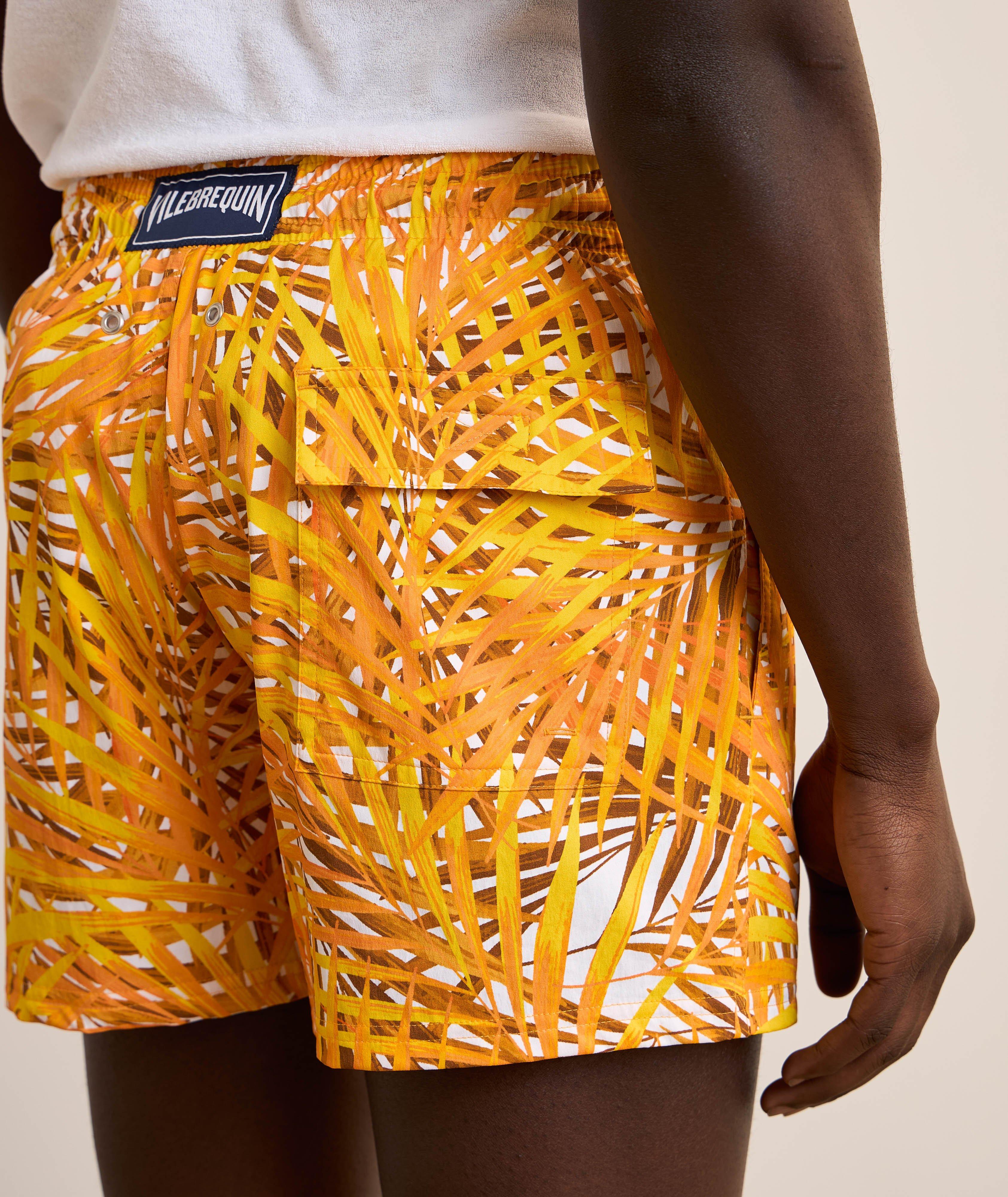 Palm Leaves Stretch Swim Shorts image 3