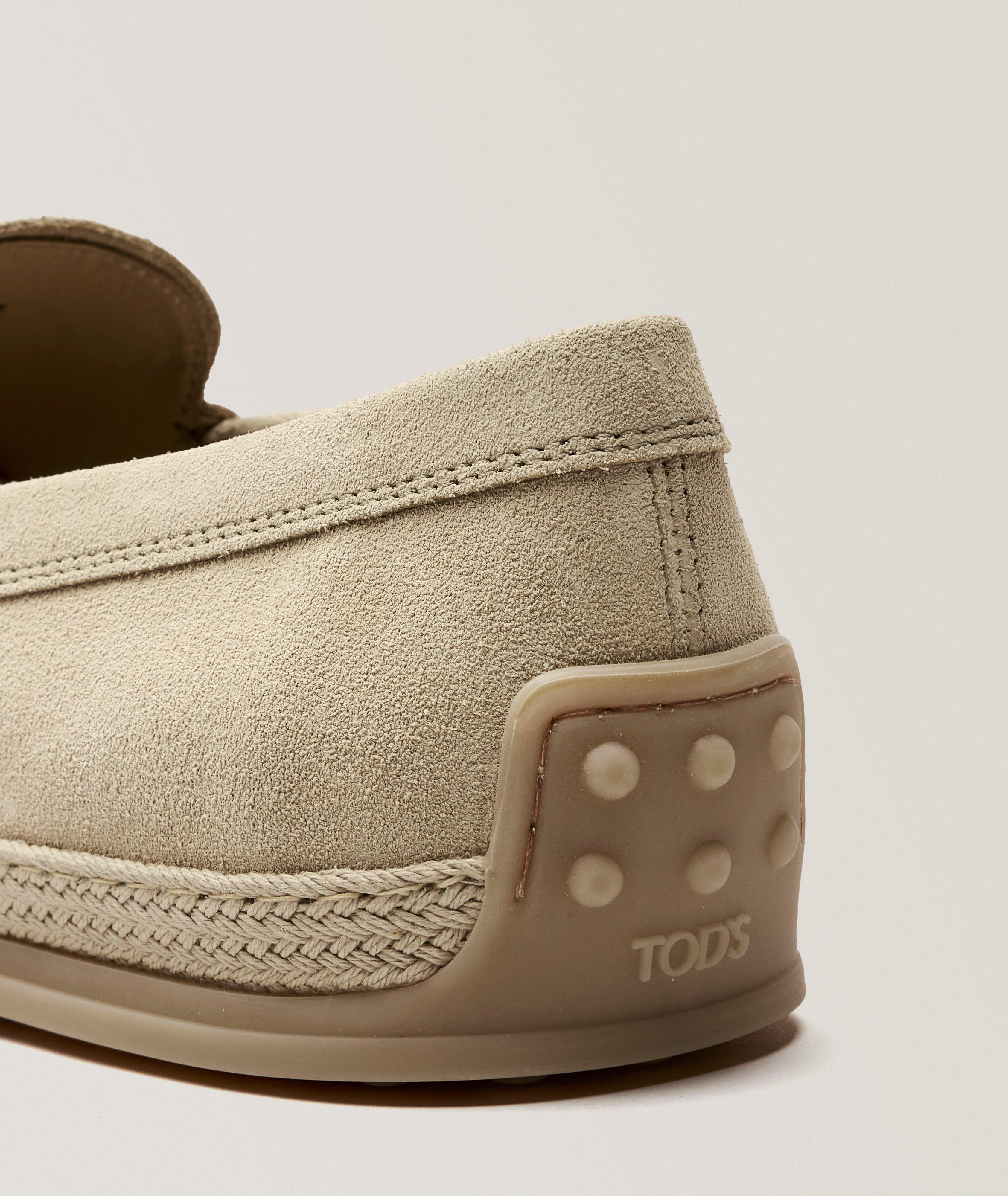 Suede Tonal Espadrilles Loafers  image 2