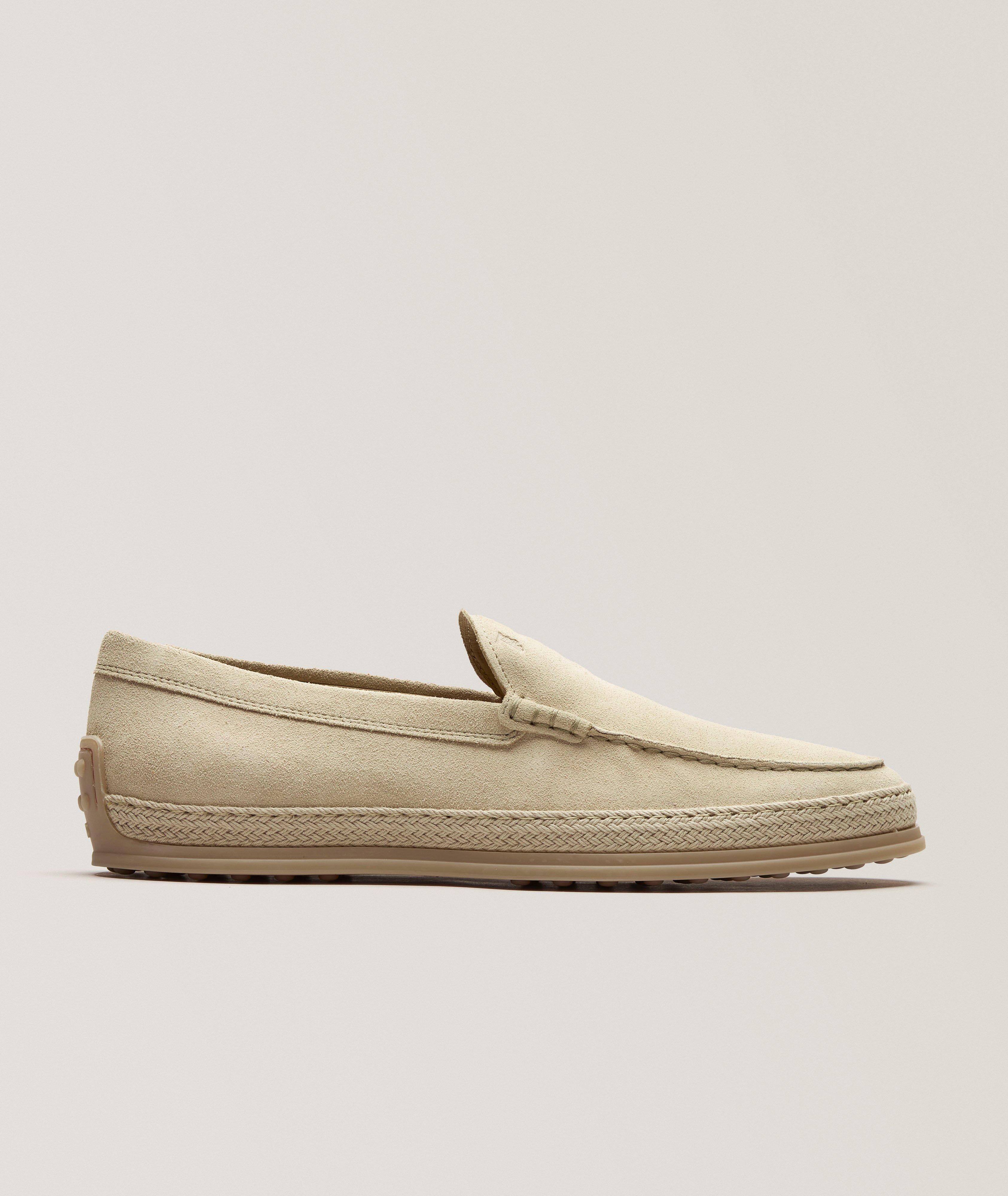 Suede Tonal Espadrilles Loafers  image 0