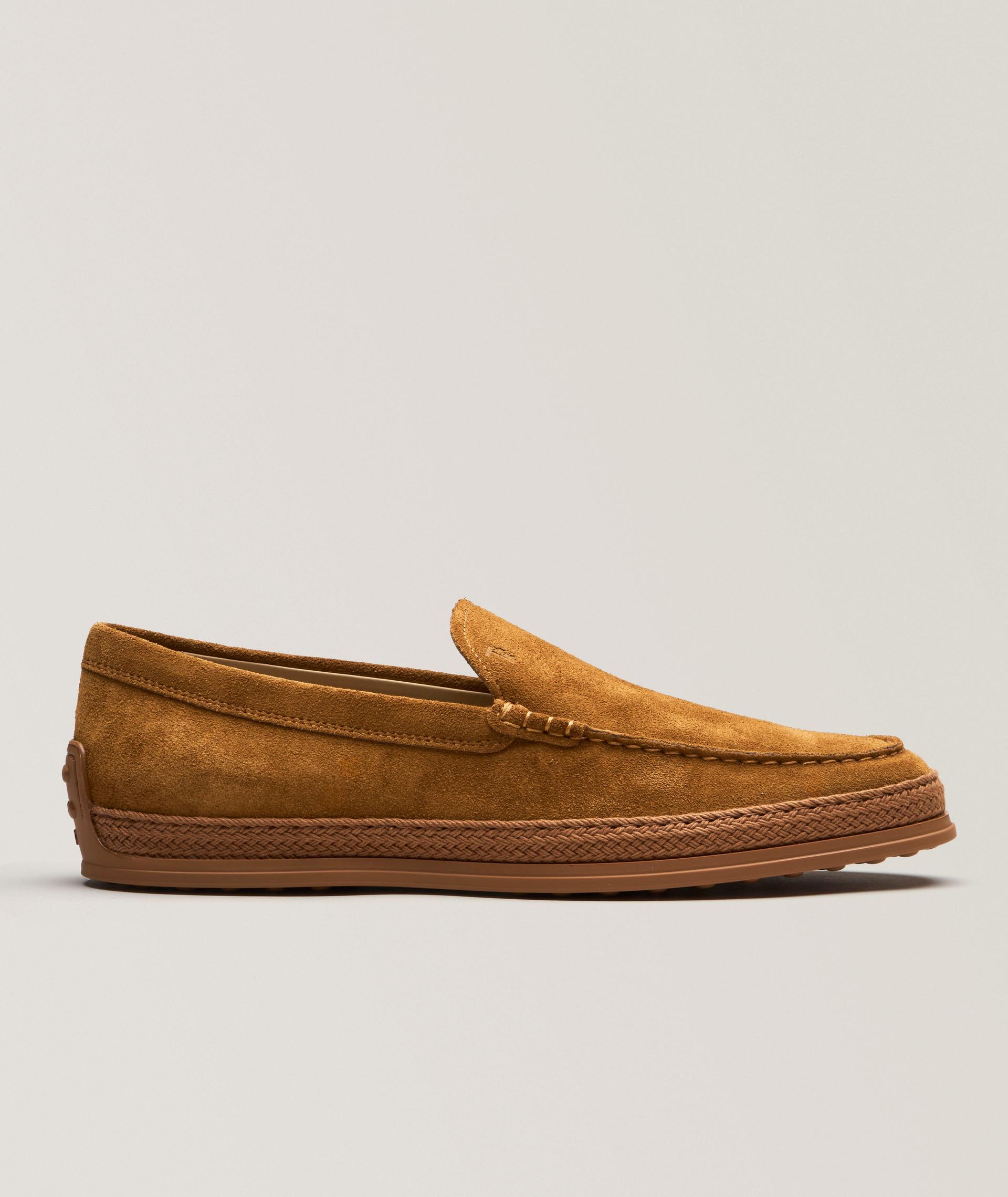Suede Tonal Espadrilles Loafers image 0