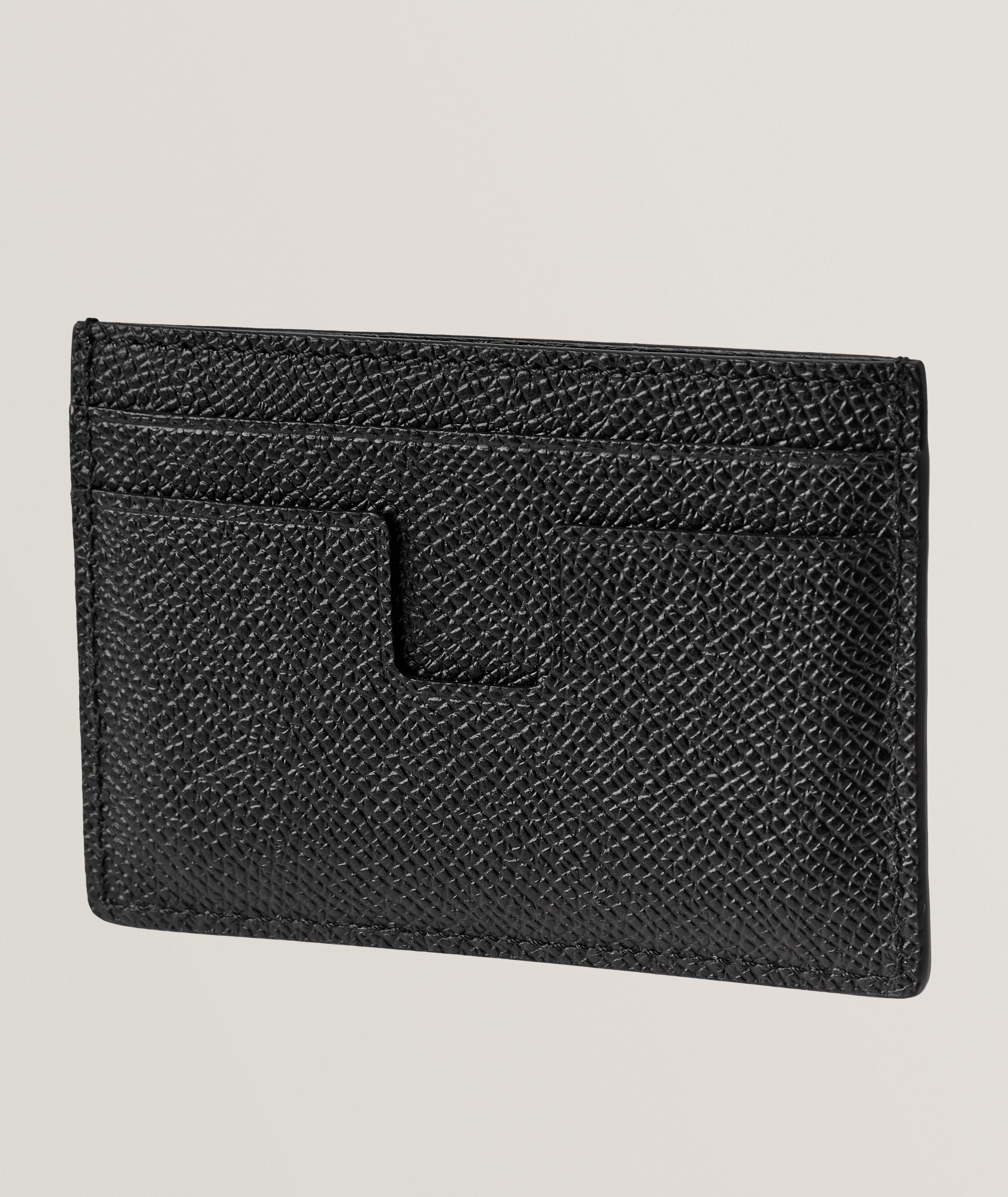 Grain Leather T Line Classic Cardholder  image 1