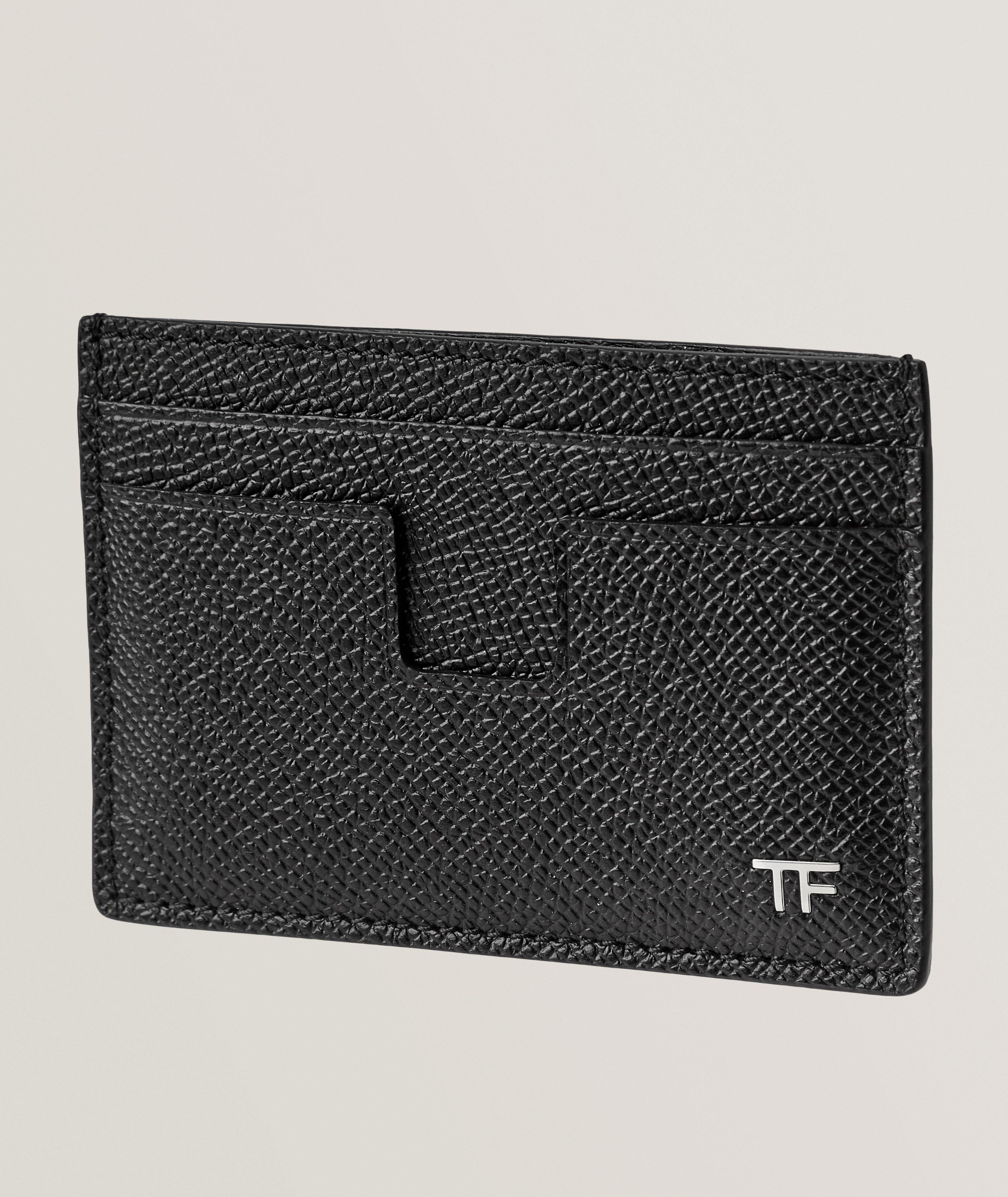 Grain Leather T Line Classic Cardholder  image 0