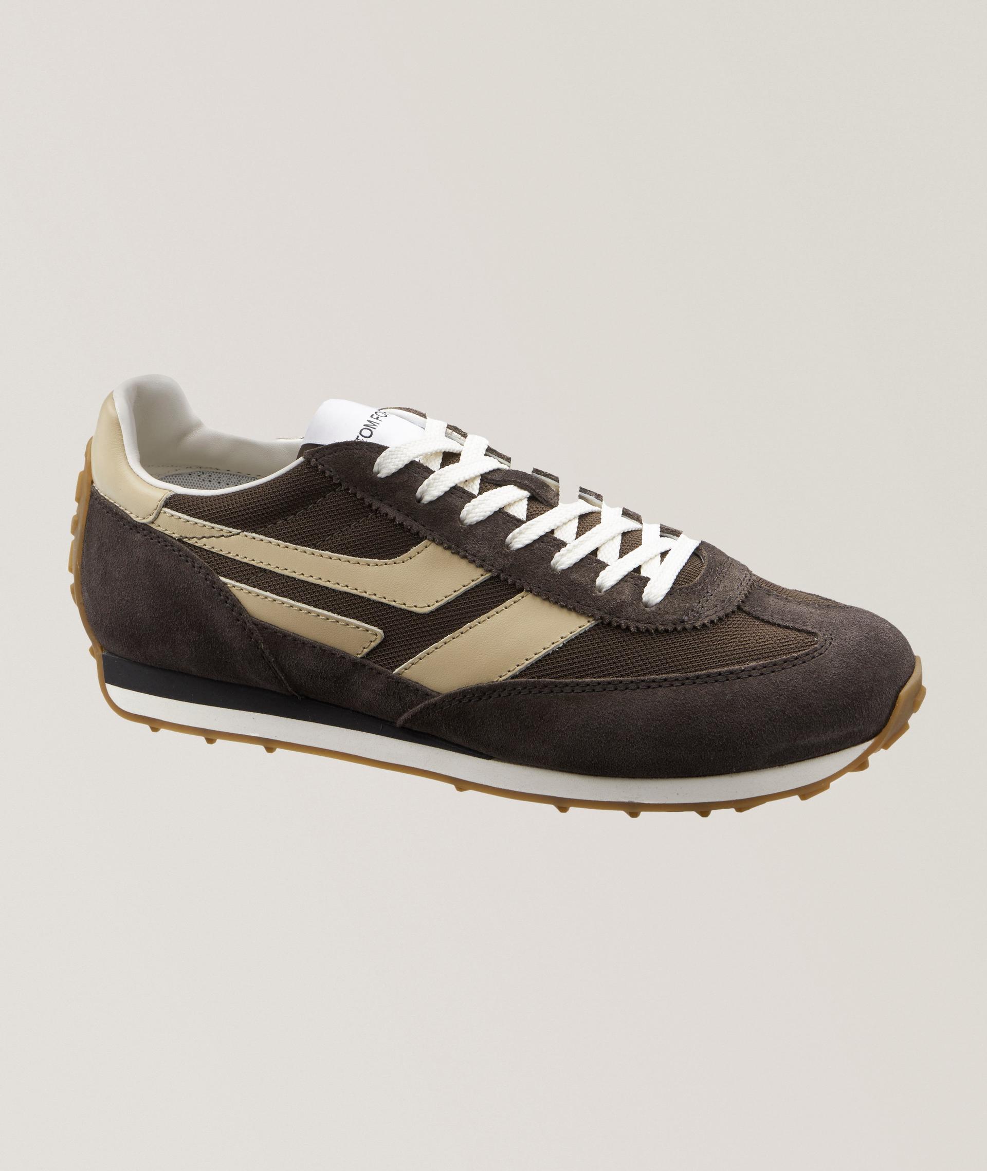 Chaussure sport Mick en suède et en cuir image 0
