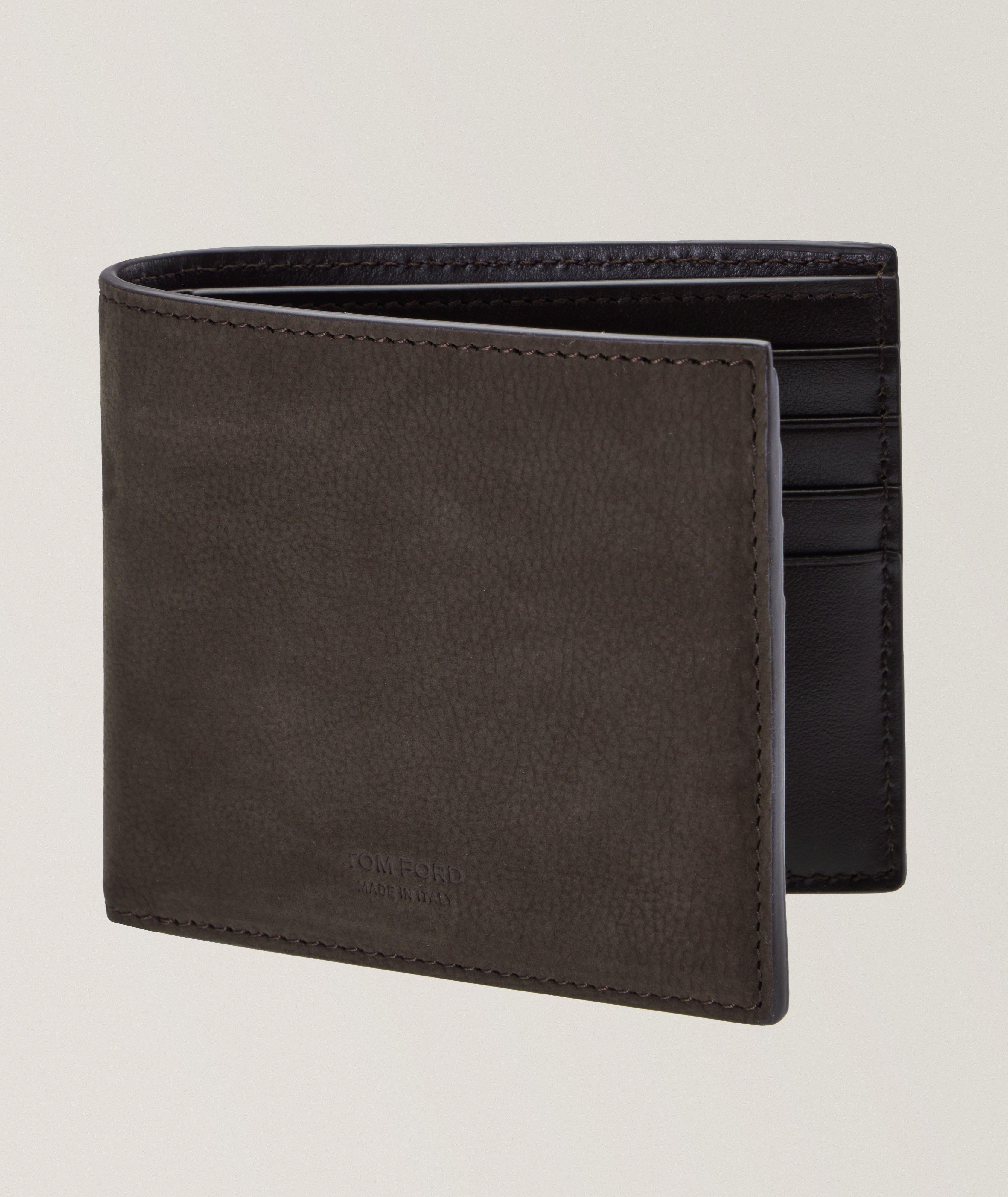 Nubuck Leather T-Line Bifold Wallet  image 0