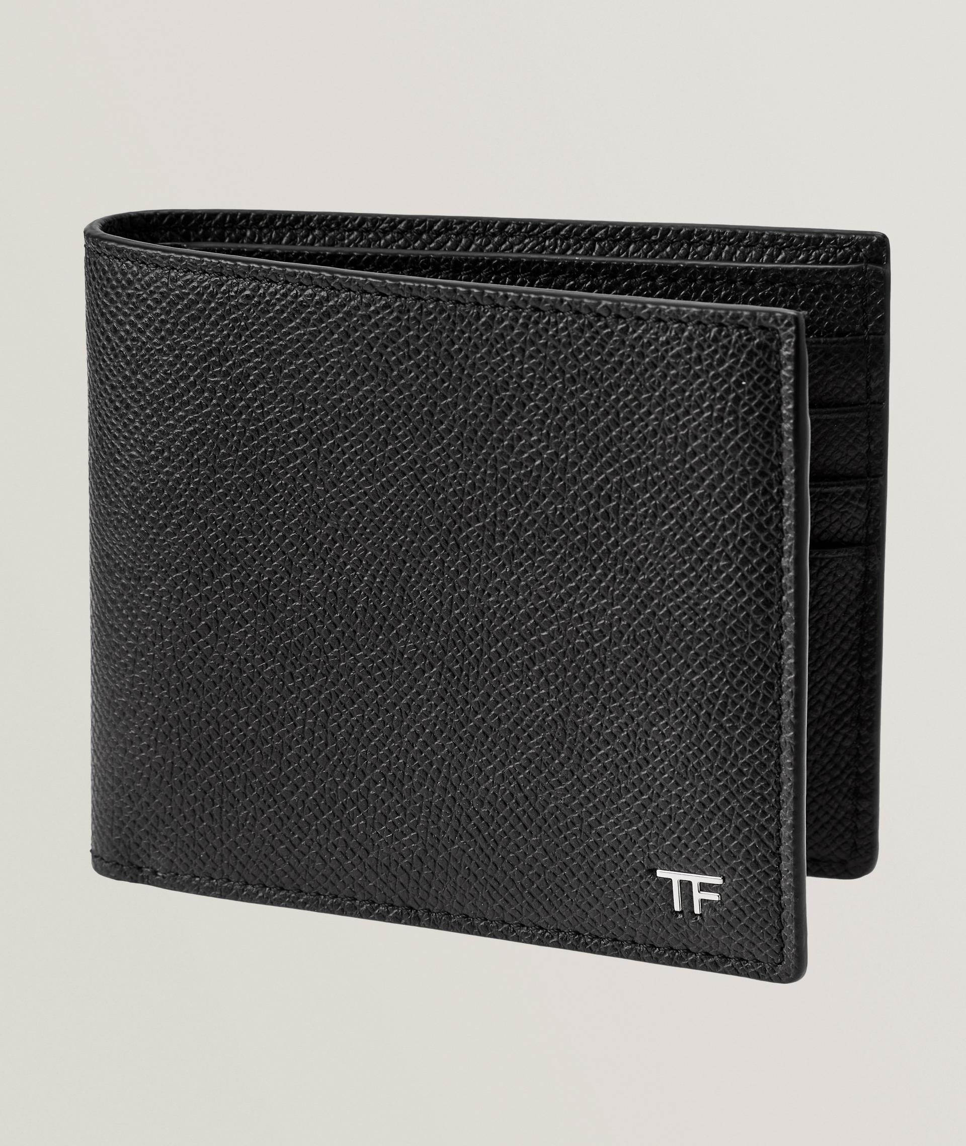 Grain Leather T Line Bifold Wallet  image 0
