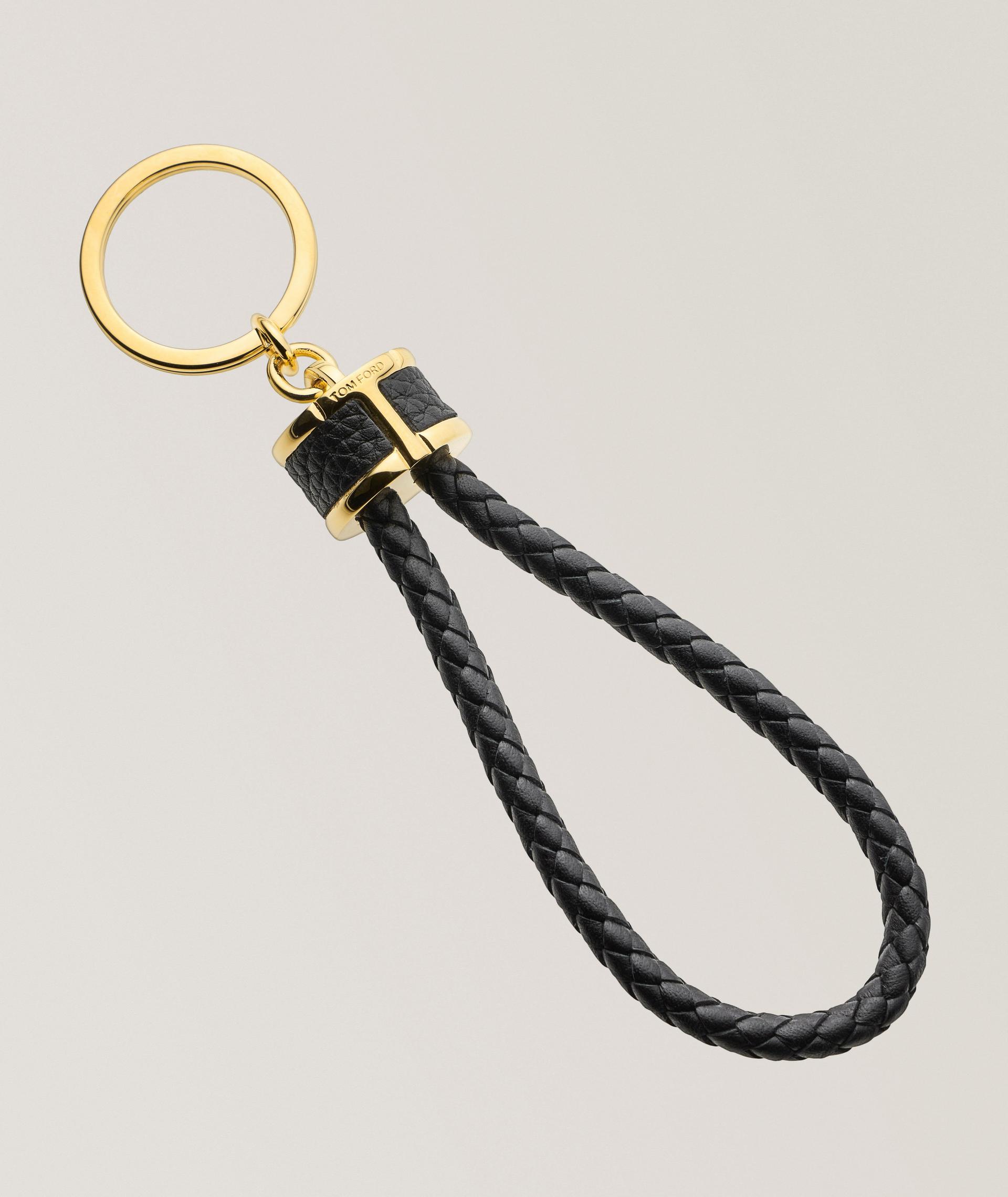Porte-clés avec boucle en cuir image 0