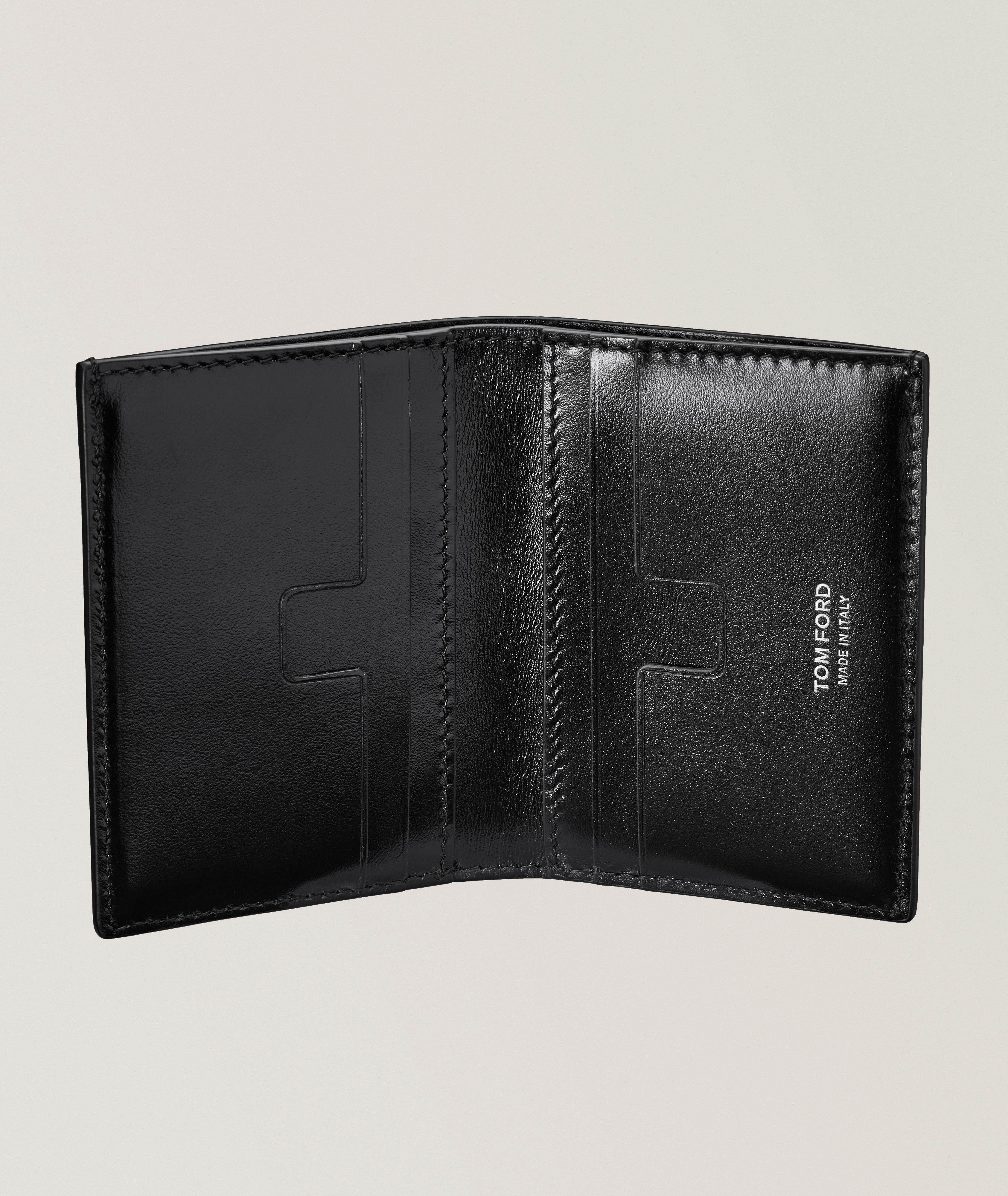 T-Line Patent Leather Folding Cardholder image 1