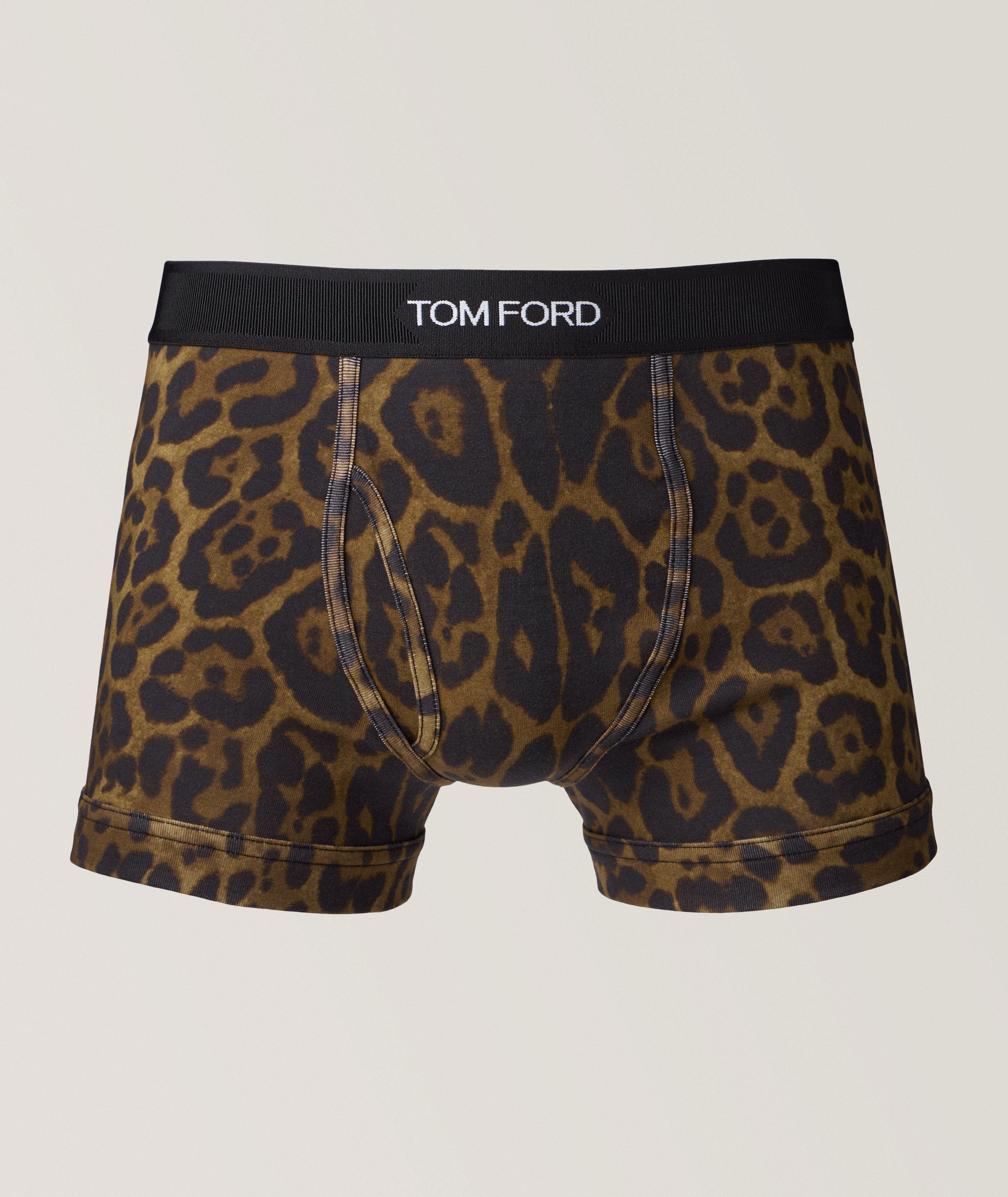 Cheetah Stretch-Cotton Boxers image 0