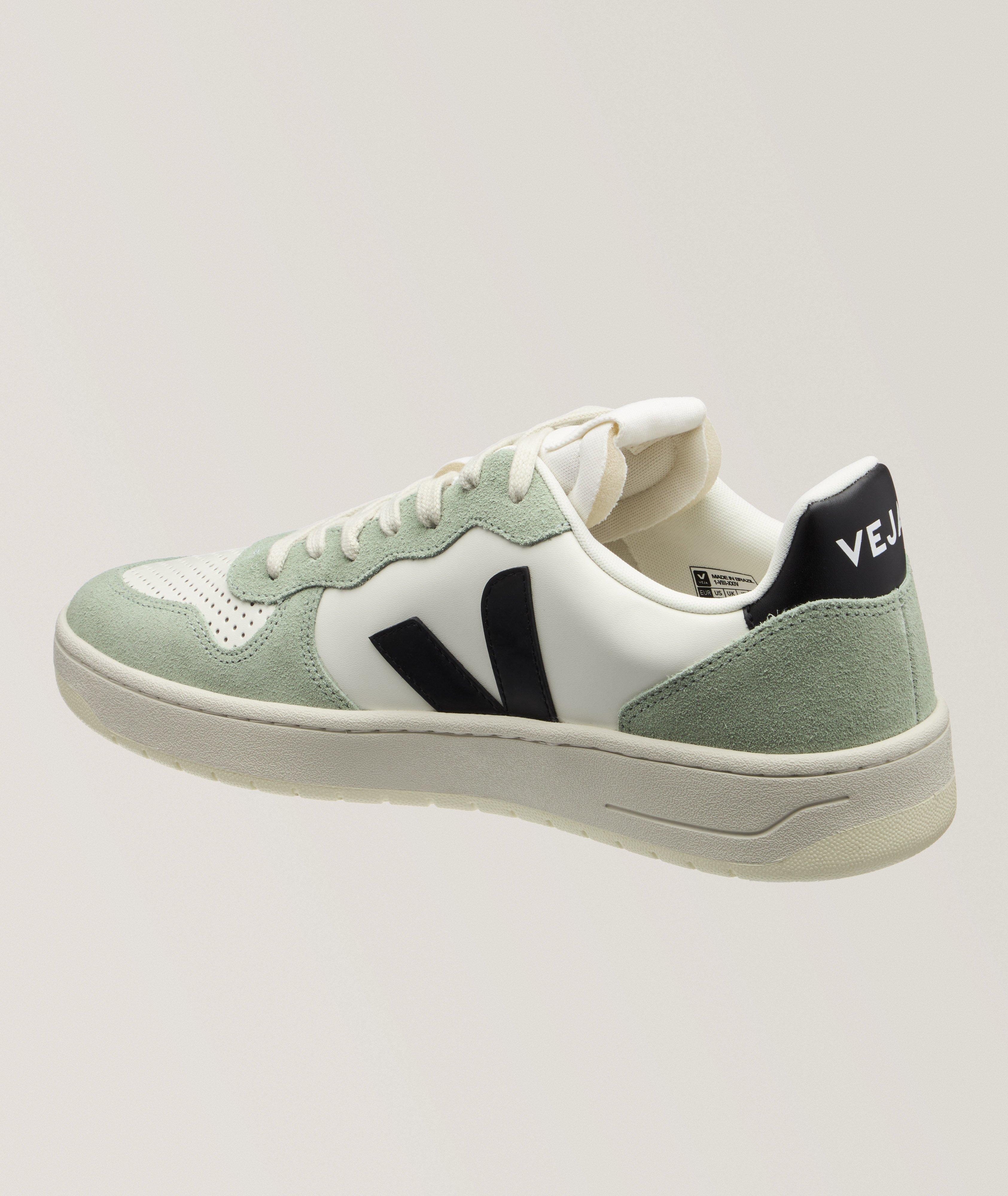 V-10 Logo Leather Sneakers image 1