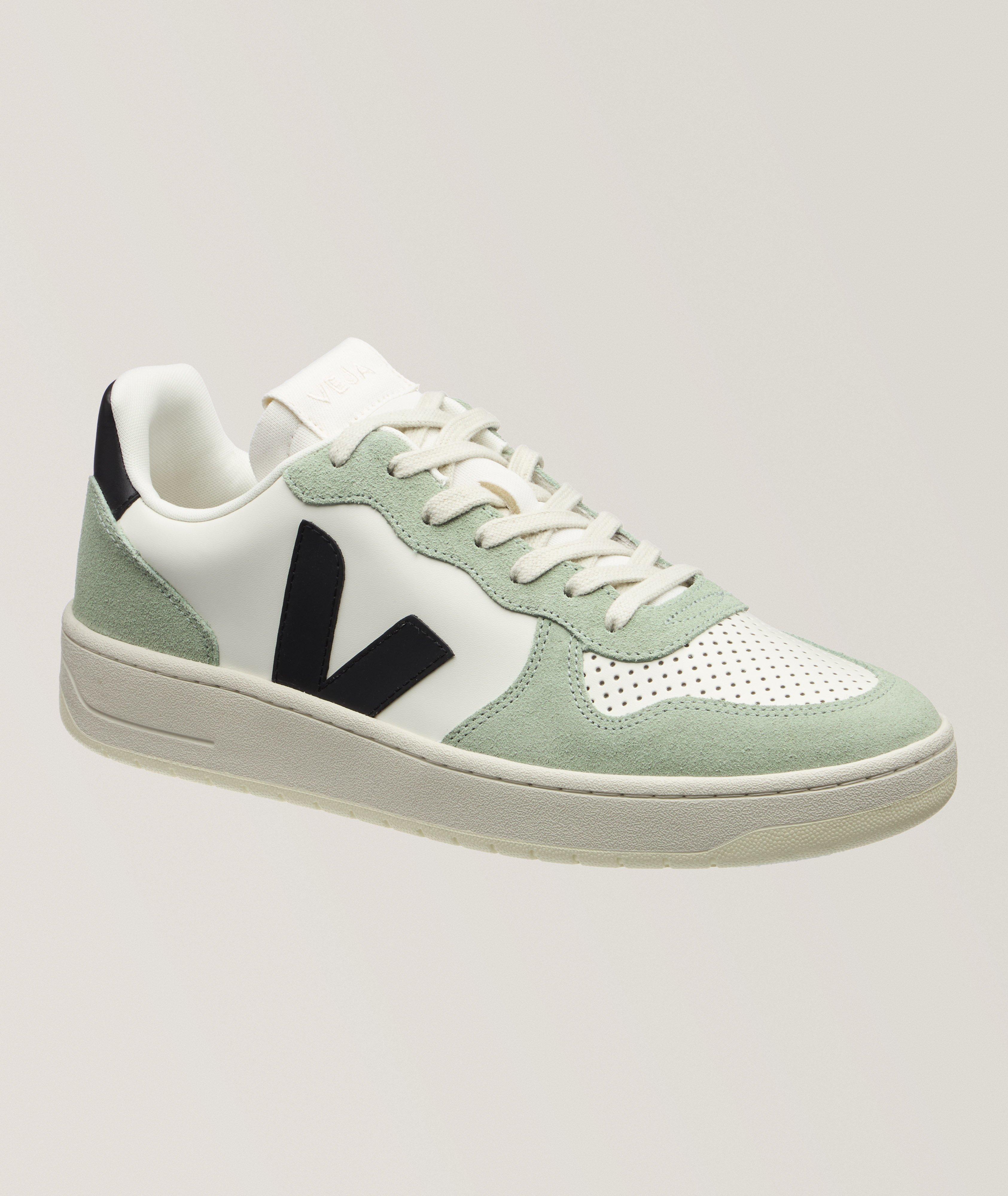 V-10 Logo Leather Sneakers image 0