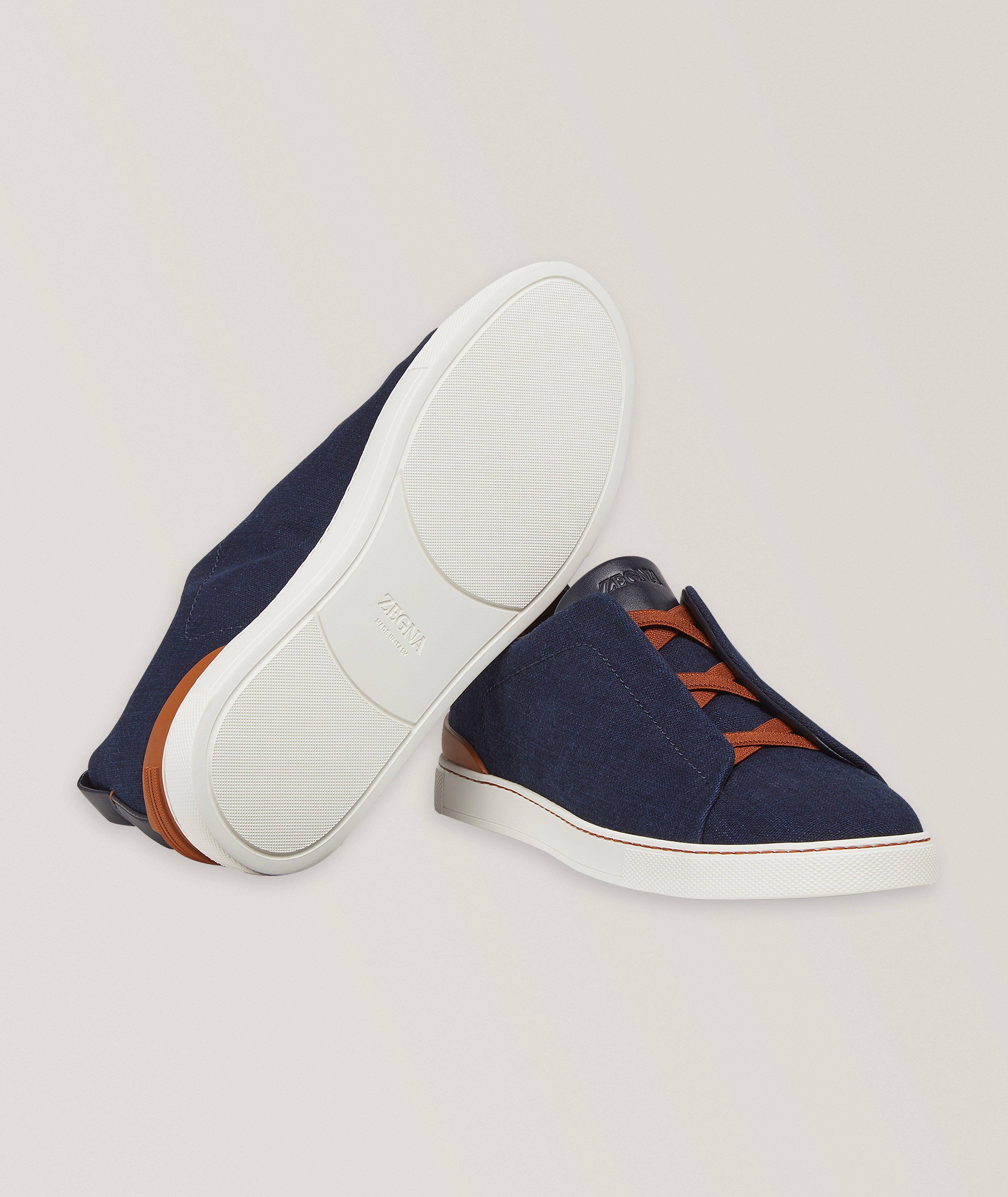 Chaussure sport en denim, collection Triple Stitch image 4